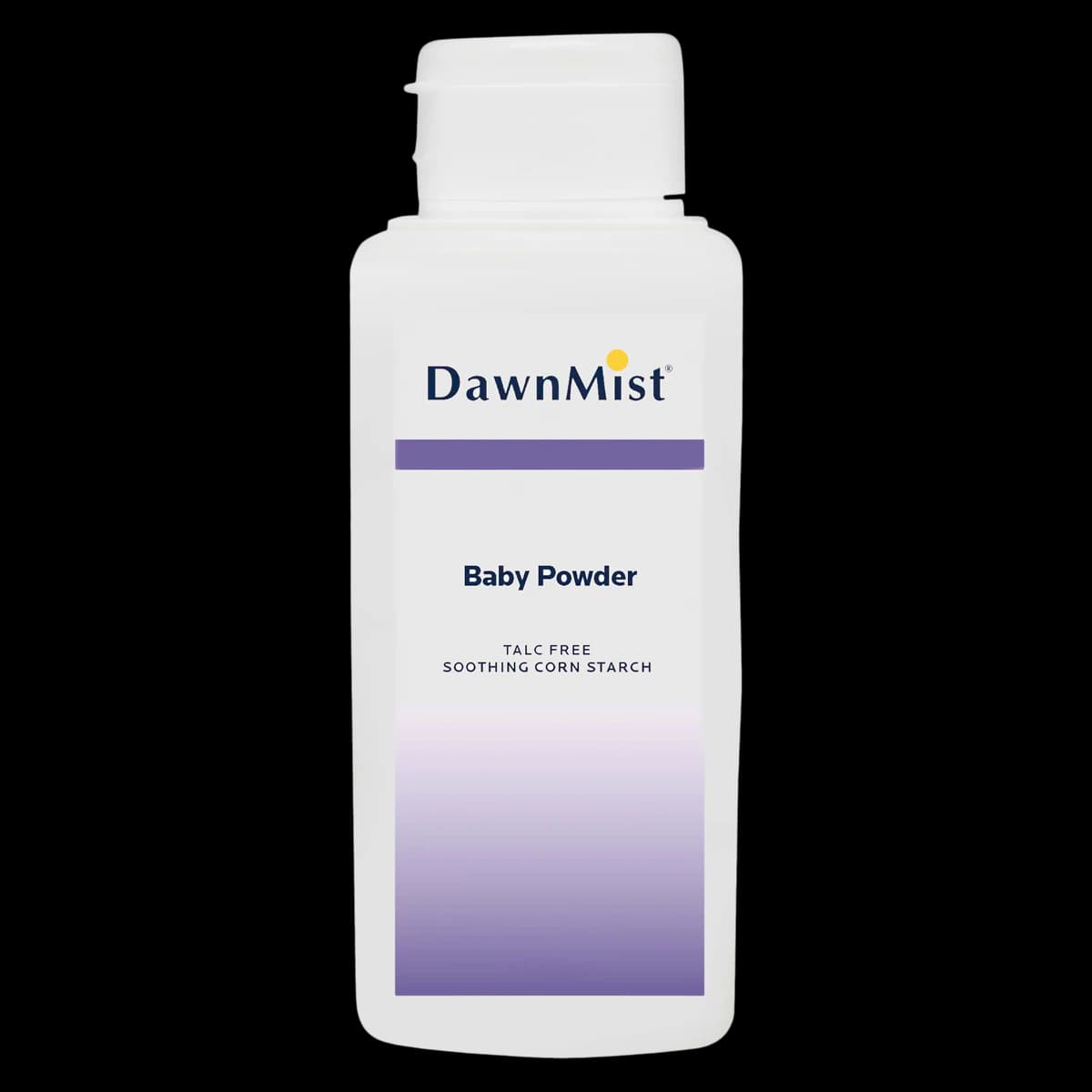 DawnMist Baby Powder, Blended Cornstarch, Fresh Scent, 2 oz, 96/Case - Baby powder Dawn Mist - Image 1