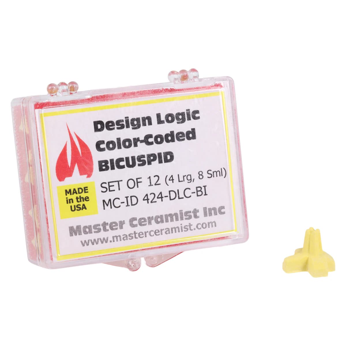 Design Logic Color-Coded Peg Set Firing Tray Accessory, Bicuspid, Small & Large, 12/Package thumbnail 2