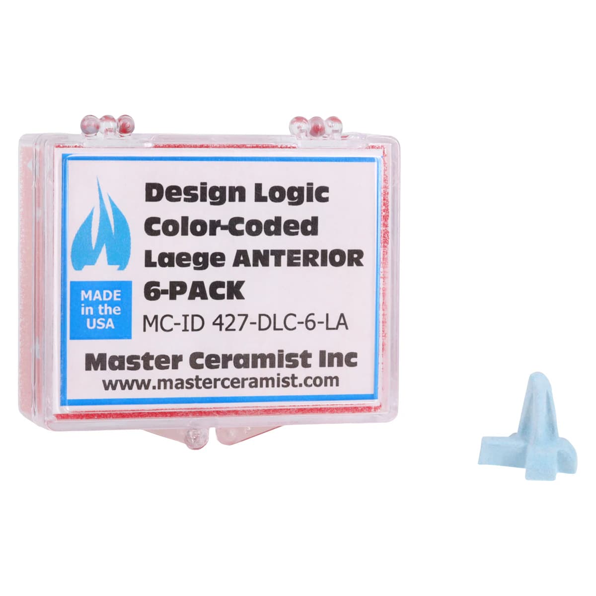 Design Logic Color-Coded Pegs Firing Tray Accessory, Anterior, Large, 6/Package thumbnail 2