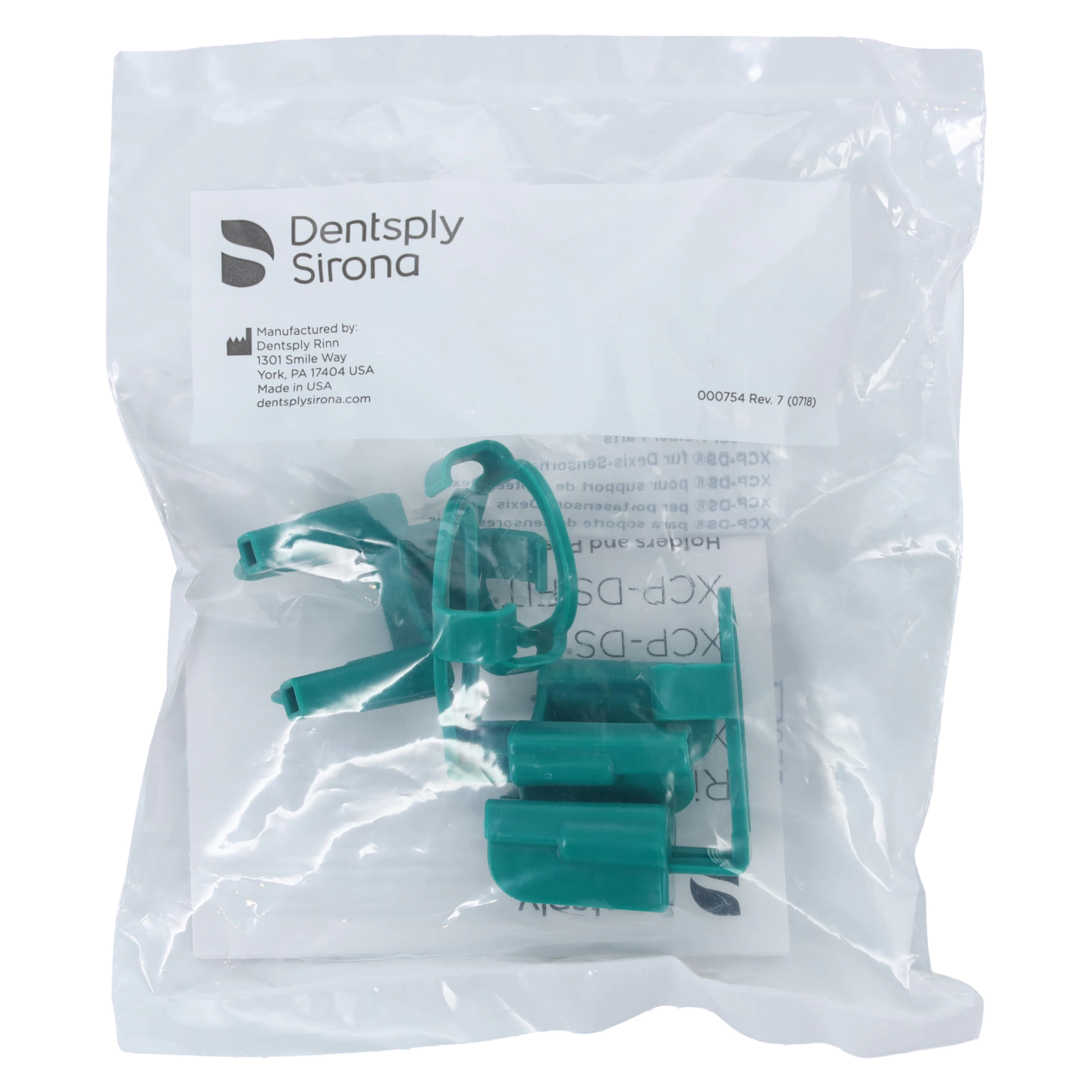 XCP-DS® Endodontic Biteblock for Dexis PerfectSize and Platinum Digital Sensor, Green, #1.5 Vertical, 3/Pack, 552505 - XCP-DS® Endodontic Biteblock for DexiS Perfect Size and Platinum Digital Sensor Green #1.5 Vertical Size Pack of 3 - Image 1