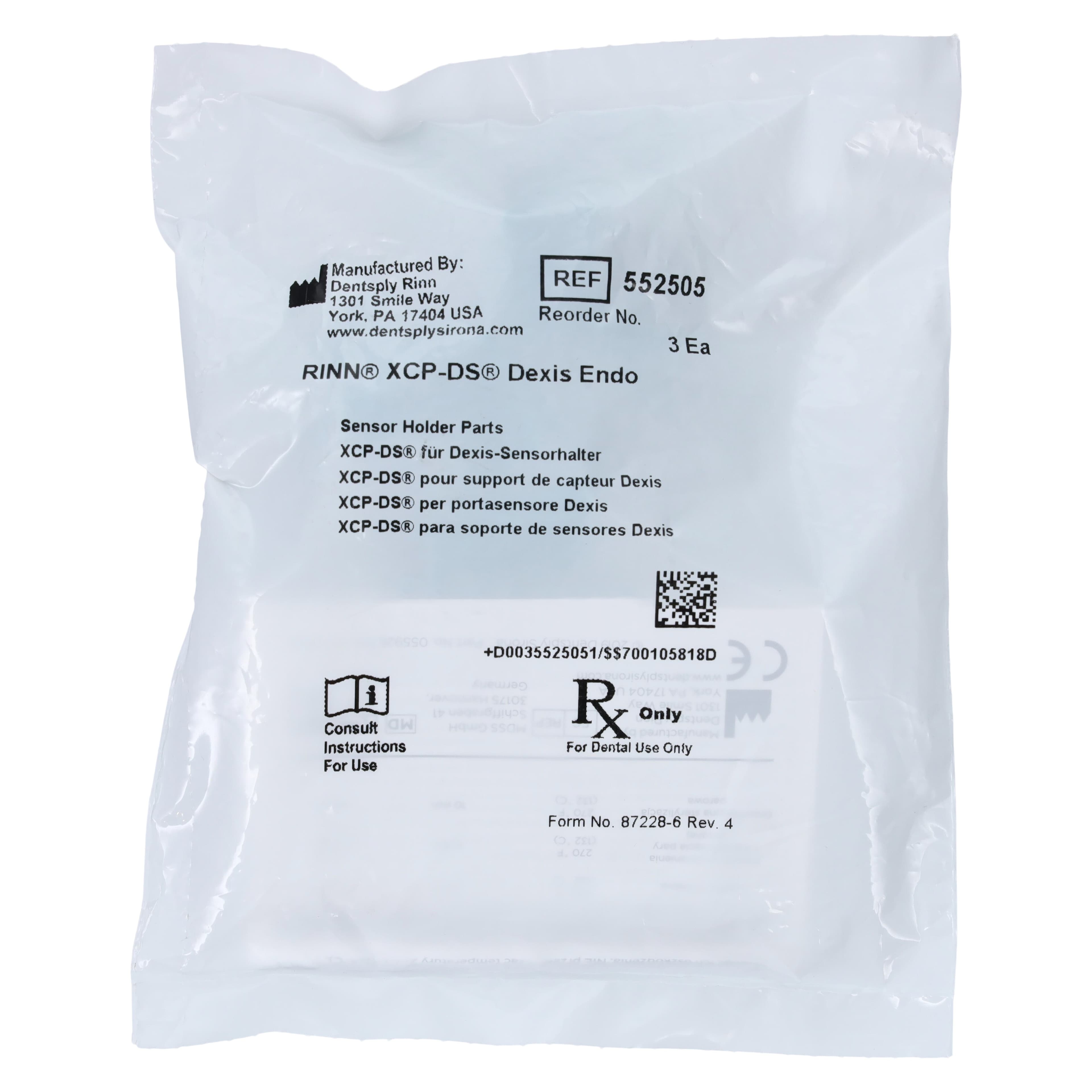XCP-DS® Endodontic Biteblock for Dexis PerfectSize and Platinum Digital Sensor, Green, #1.5 Vertical, 3/Pack, 552505 thumbnail 2