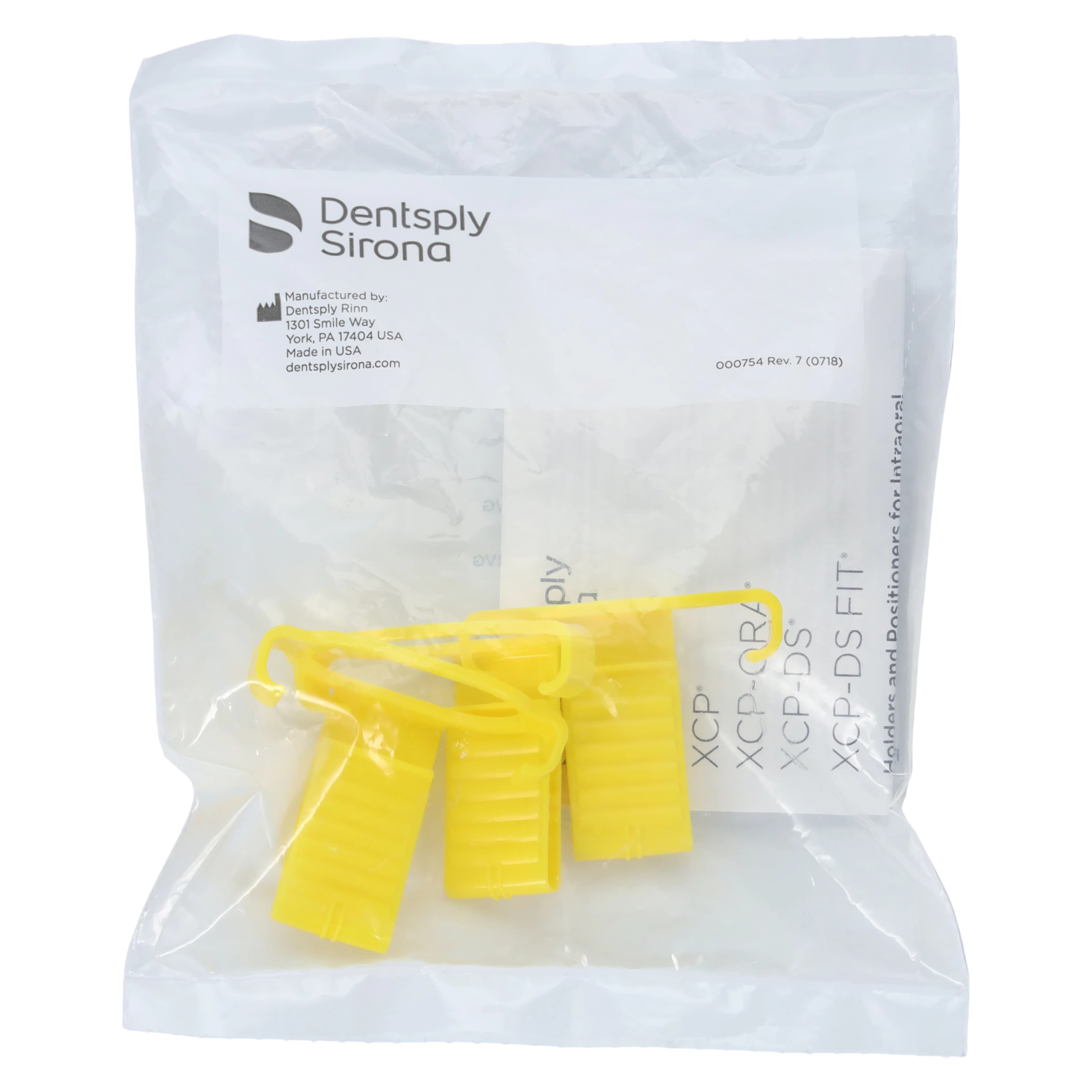 XCP-DS® Posterior Biteblock for Carestream/Kodak 5100/6100/6500 Digital Sensors, Yellow, #2 Horizontal, Pack of 3, 553012 - XCP-DS® Posterior Biteblock for Carestream/Kodak 5100/6100/6500 Digital Sensors Yellow #2 Horizontal Size Pack of 3 - Image 1