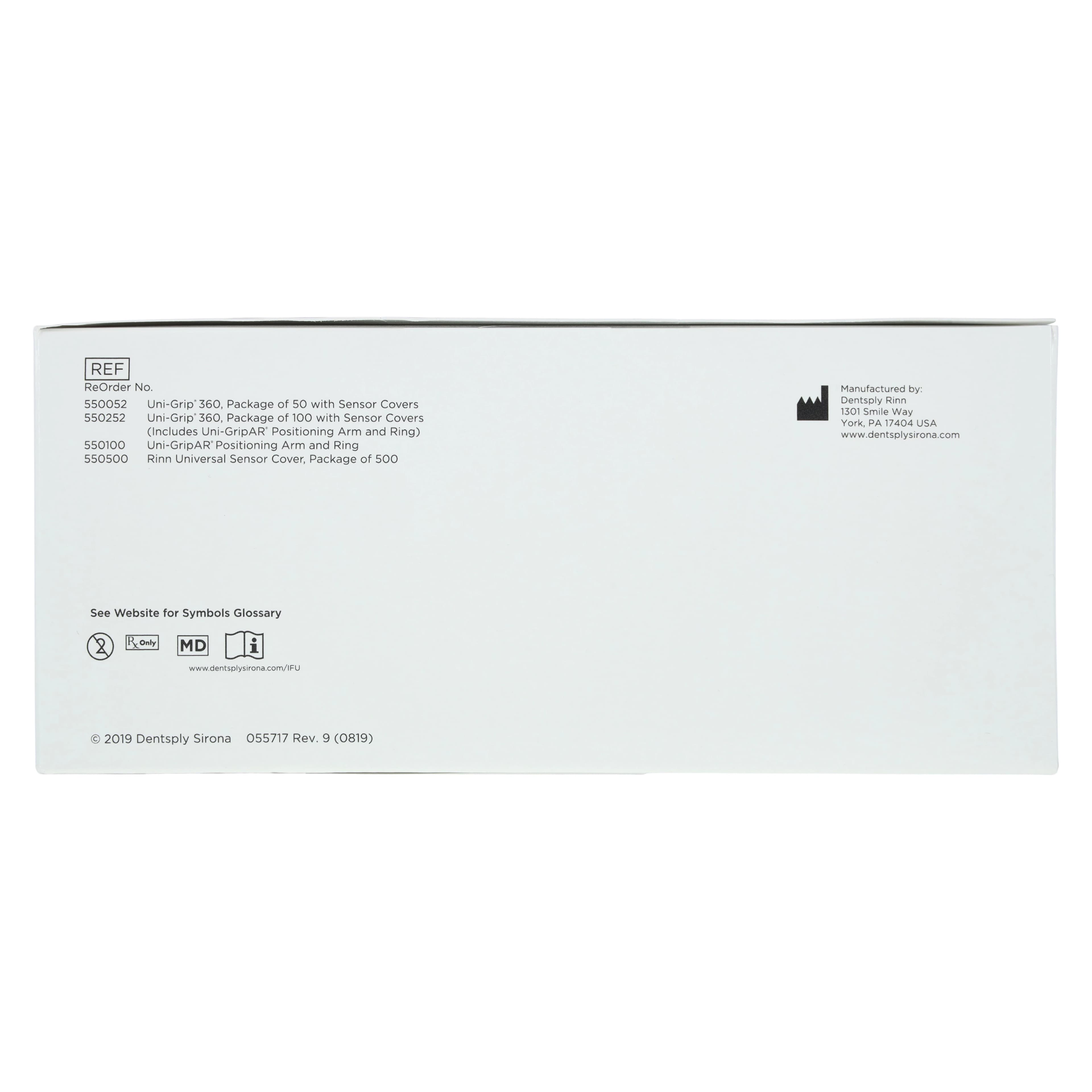 Dentsply Sirona Uni-Grip 360 Universal Disposable Digital Sensor Holder Kit, Size 1/1.5/2, 50 Holders + 50 Sensor Barriers, 550052 thumbnail 6