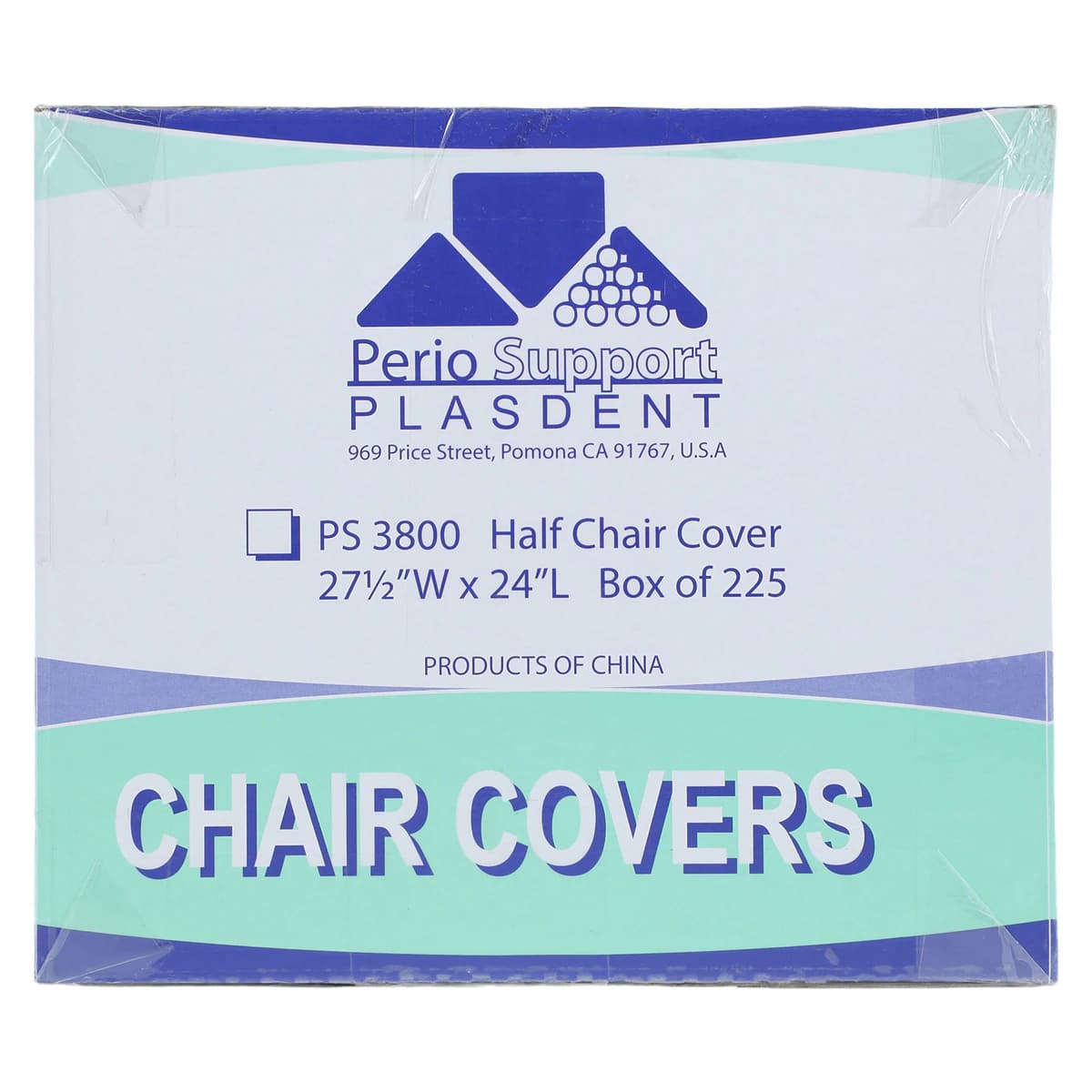 Plasdent Half Chair Cover Sleeves, Clear, 27.5" x 24", 225/Box, PS3800 thumbnail 4