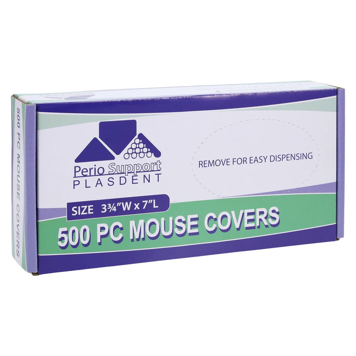 Plasdent Disposable PC Mouse Protective Covers, Clear, 3.75" x 7", 500/Box, PS405 - Disposable Protective Covers, for PC Mouse, 3.75" x 7", 500/Pk, PS405 - Image 1