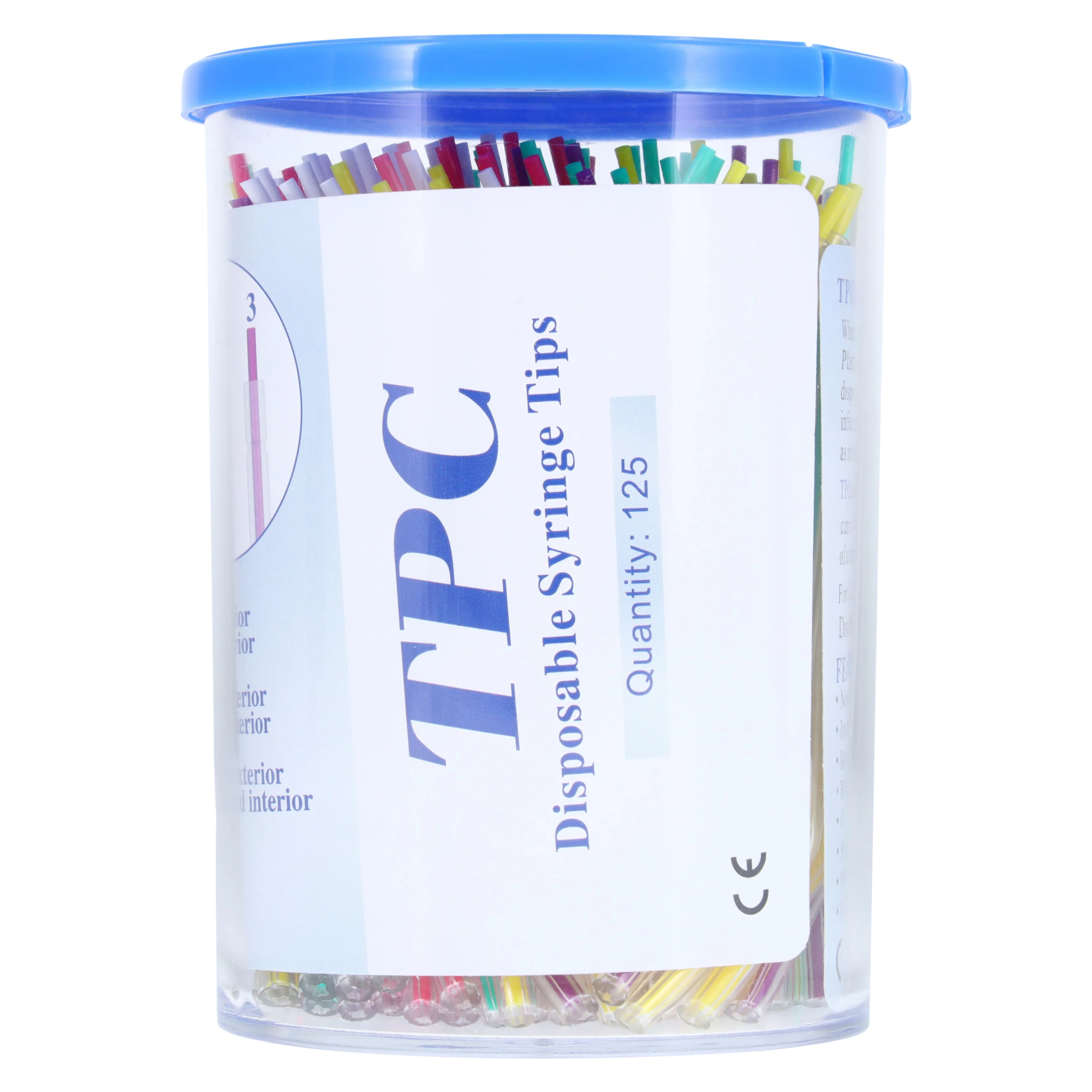 TPC Advanced Technology Rainbow Disposable Air/Water Syringe Tips, Assorted Colors, 250/Pkg, P7725 thumbnail 3