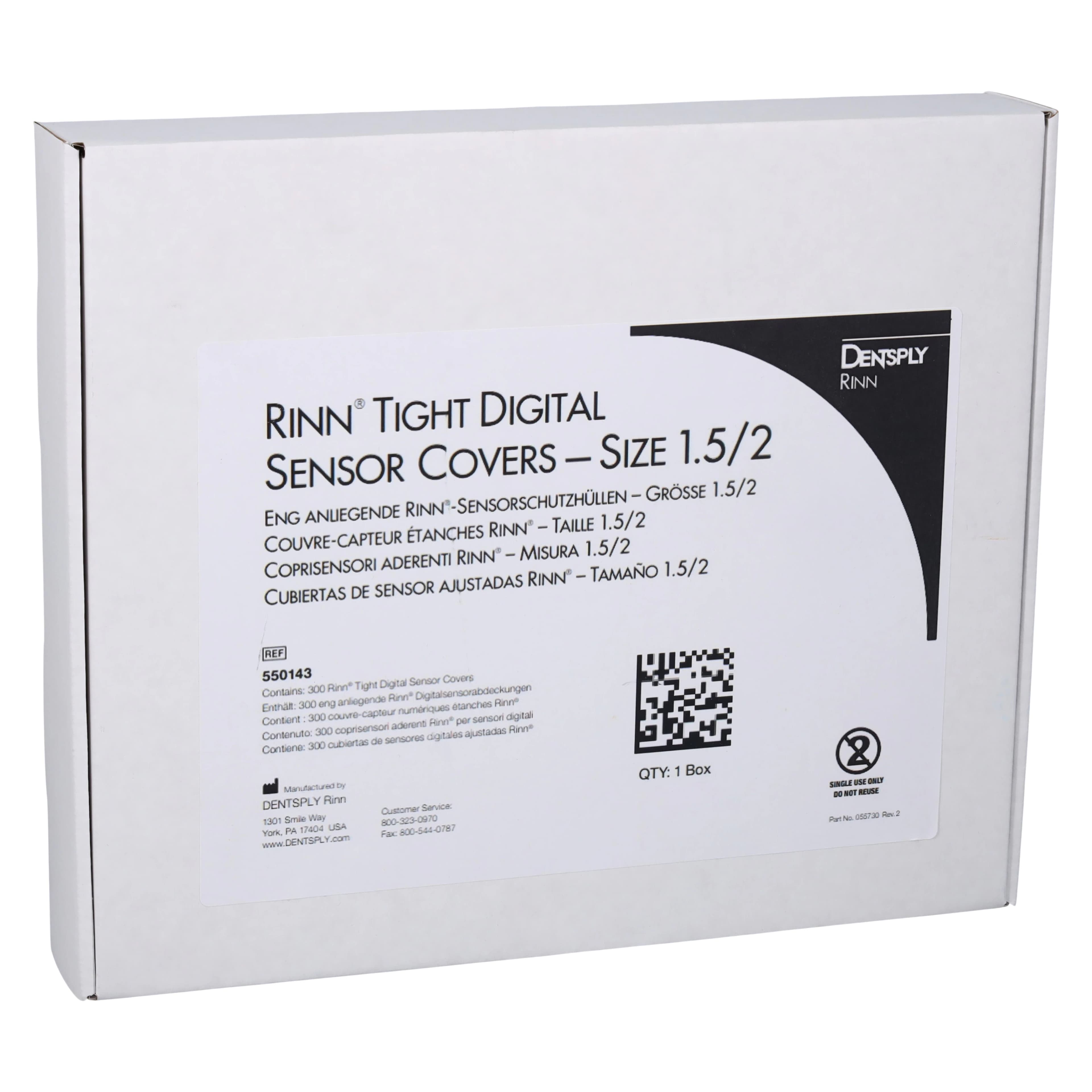 Dentsply Rinn Tight Sensor Covers, Size 1.5 & Size 2, 300/Box, 550143 - Rinn Tight Sensor Covers Size 1.5 & Size 2 300/Bx, 550143 - Image 1