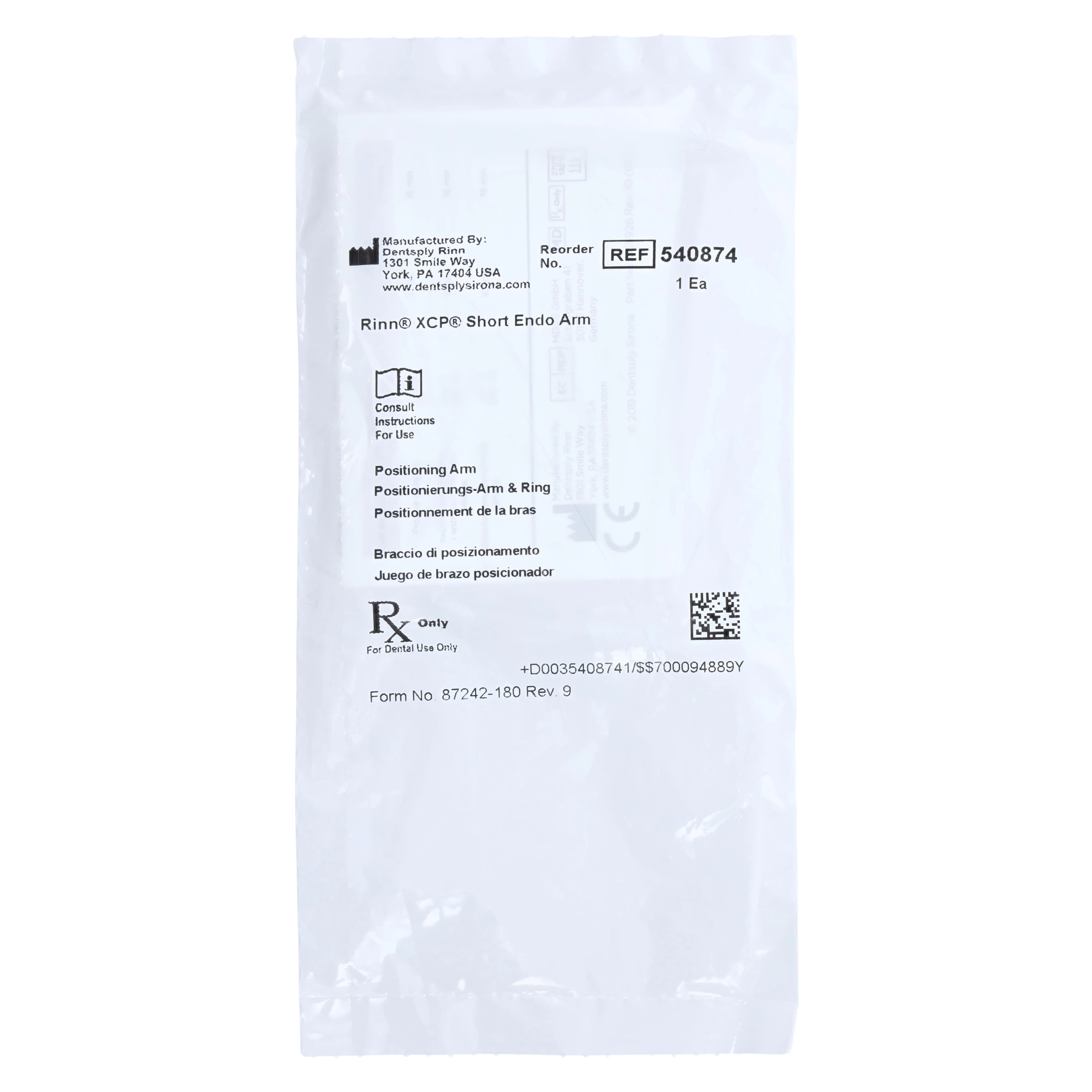 XCP Short Indicator Arm - Endo, Green, 54-0874 thumbnail 2