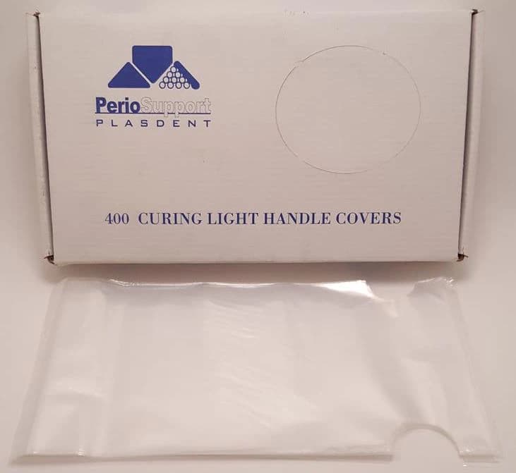 Plasdent Curing Light Sleeve Handle Covers, 5" x 10", Clear, 400/Box, PS4550 - Curing Light Sleeve Handle Covers, 5" x 10", 400/Pk, PS4550 - Image 1