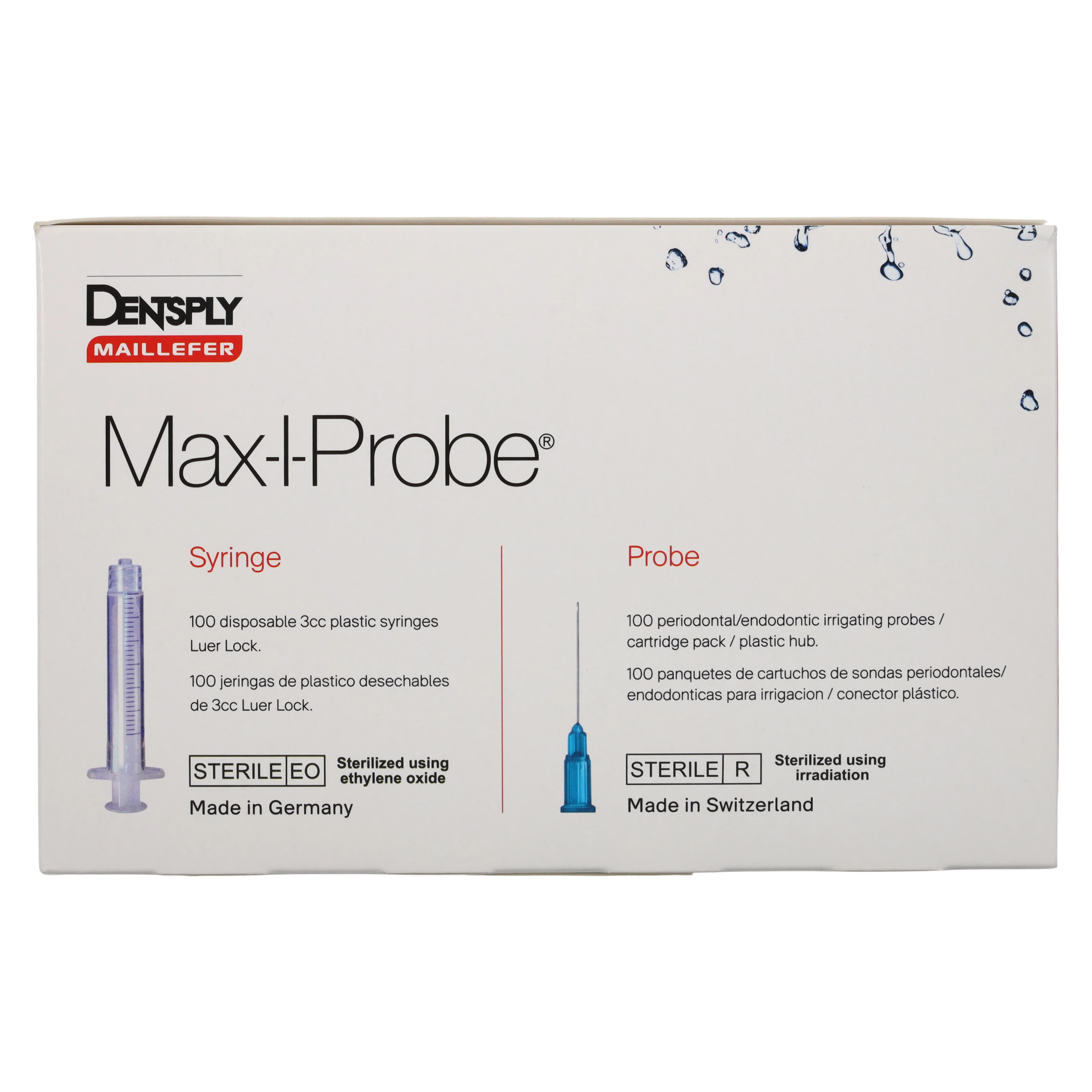 Max-i-Probe Irrigation Probe with 3cc Syringe, 30ga x 1", Blue, 100/Box, MAX301S thumbnail 9
