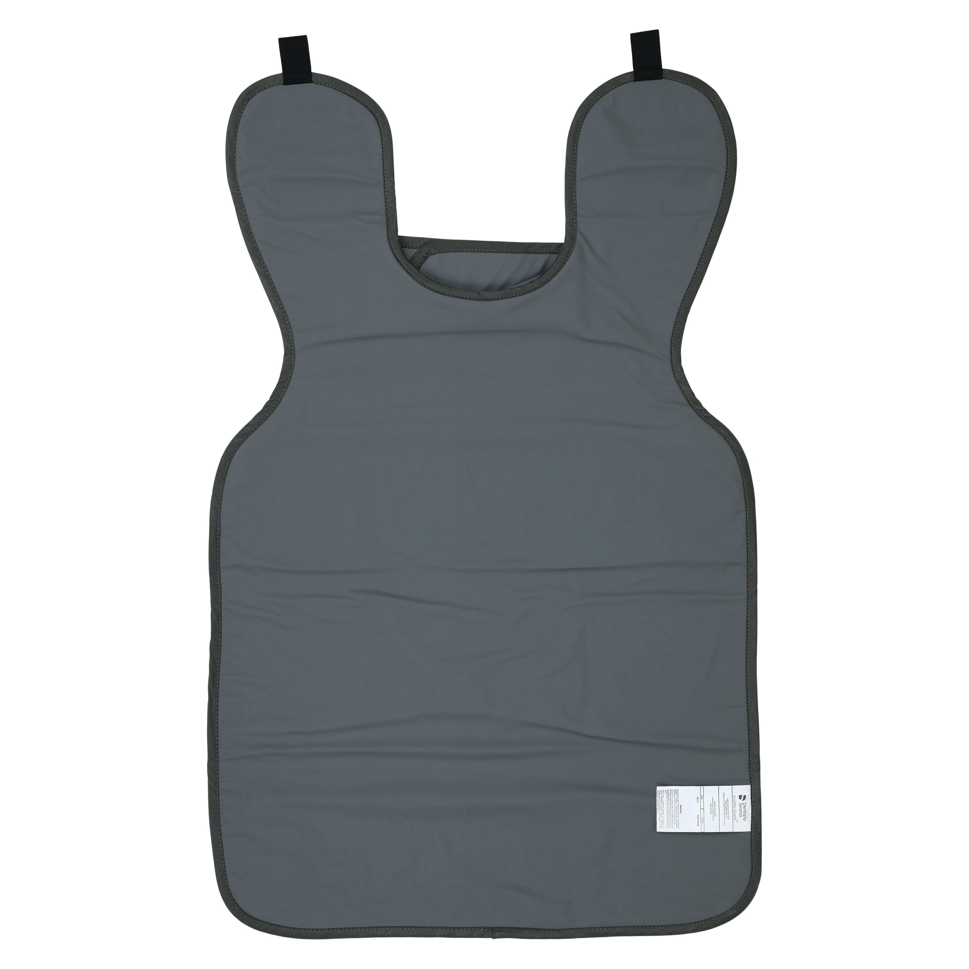 Soothe-Guard Lead-Lined X-Ray Apron with Collar, 0.35 mm Lead Equivalency, Adult, Cool Gray, 662005000 thumbnail 3