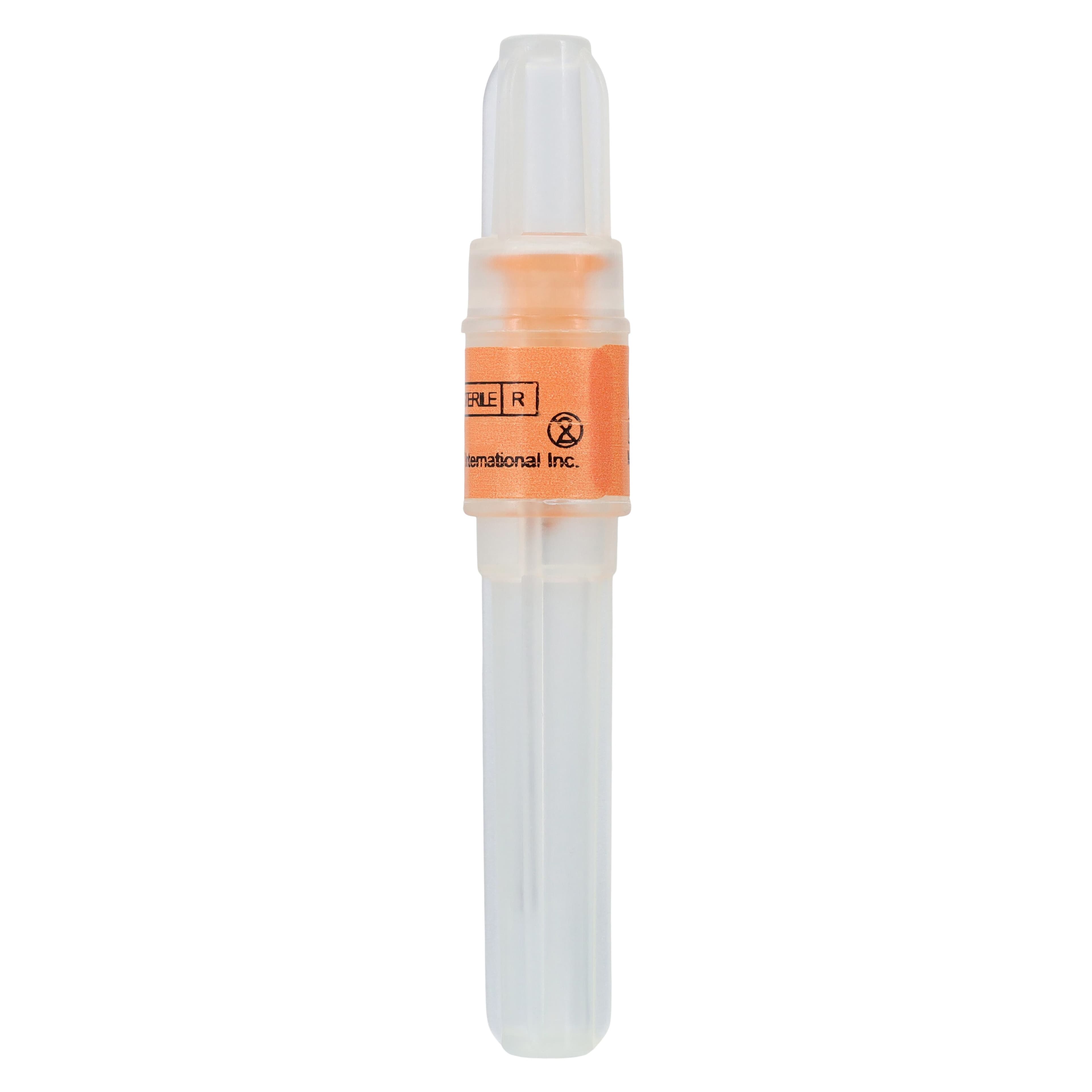 Max-i-Probe Endodontic/Periodontal Irrigation Probe with 3cc Syringe, 25 Gauge x 1", Orange #50, 100/Box, MAX251S thumbnail 4
