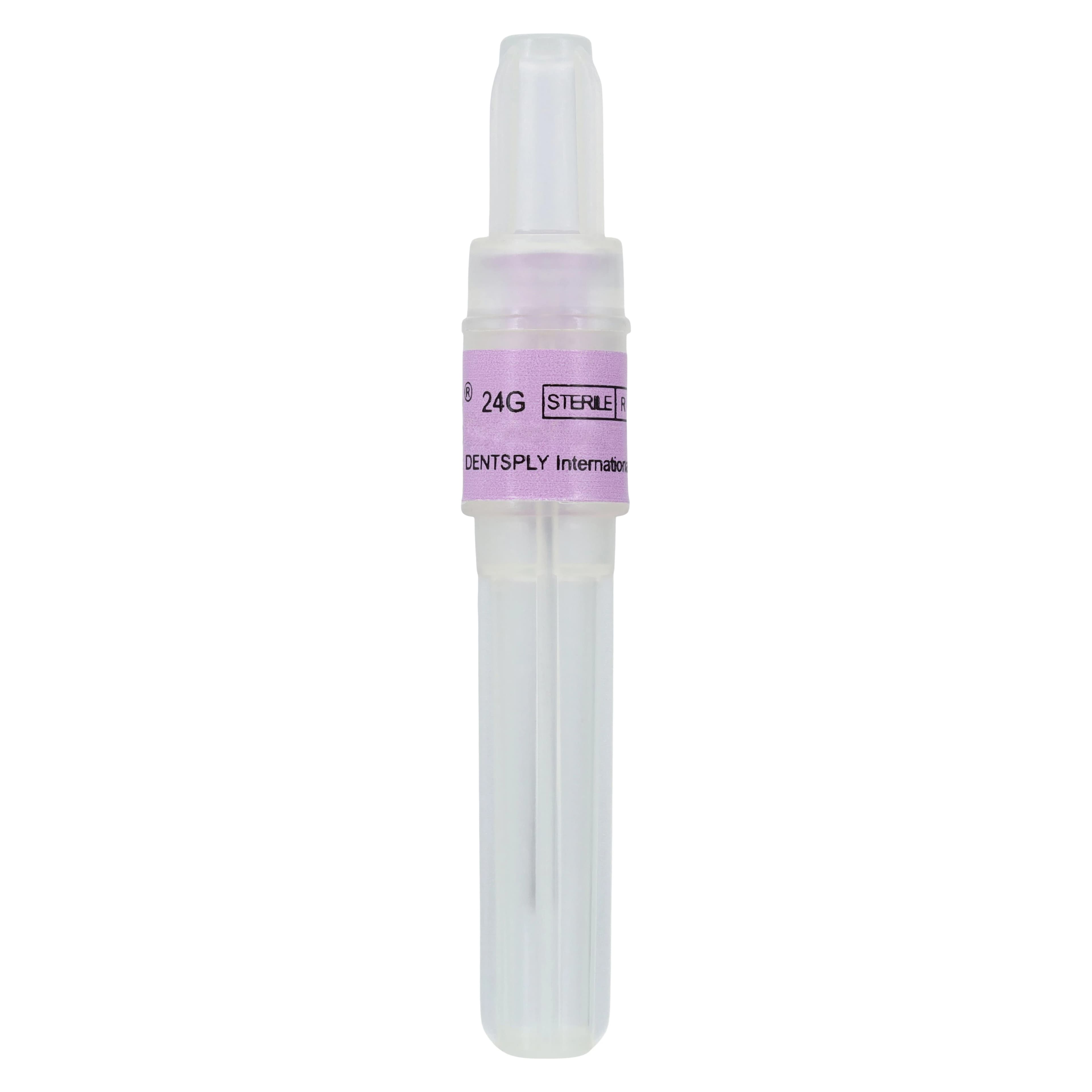 Max-i-Probe Endodontic/Periodontal Irrigation Probe with 3cc Syringe, 24 Gauge x 1", Violet, 100/Box, MAX241S thumbnail 3