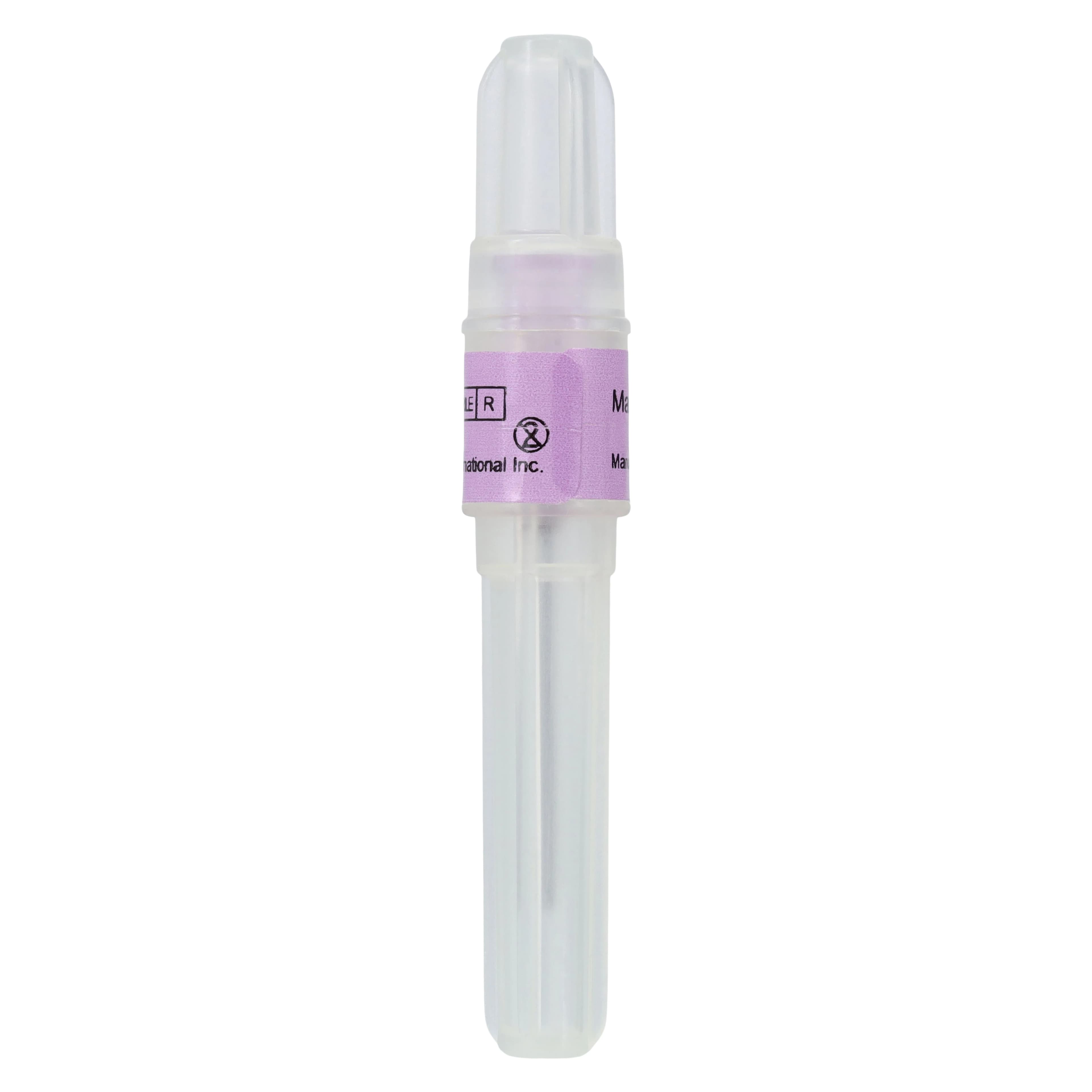 Max-i-Probe Endodontic/Periodontal Irrigation Probe with 3cc Syringe, 24 Gauge x 1", Violet, 100/Box, MAX241S thumbnail 4