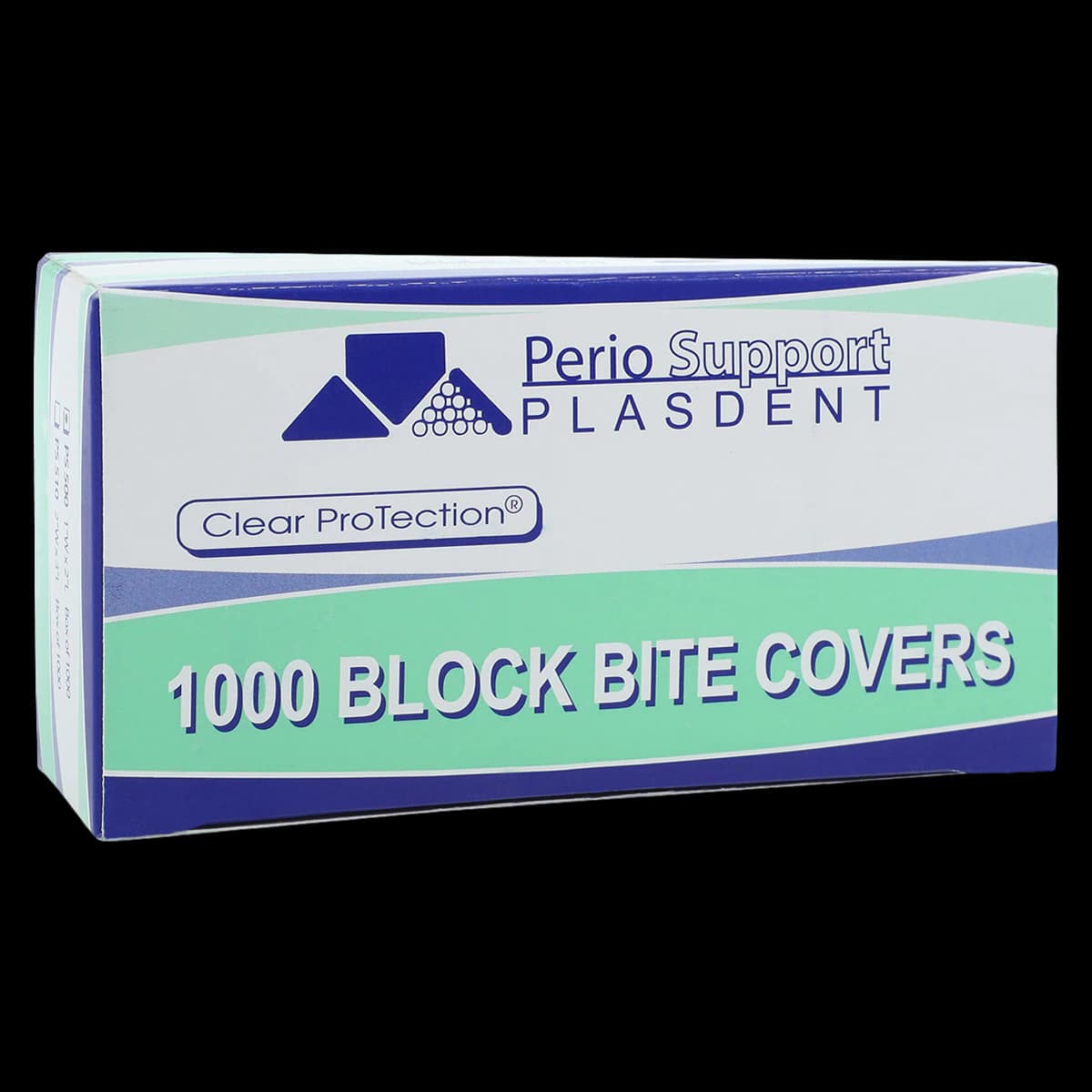 Plasdent Bite Block Covers, Clear, Disposable, 1" x 2", 1000/Box, PS500 - Bite Block Covers, Clear, 1" x 2", 1000/Pk, PS500 - Image 1
