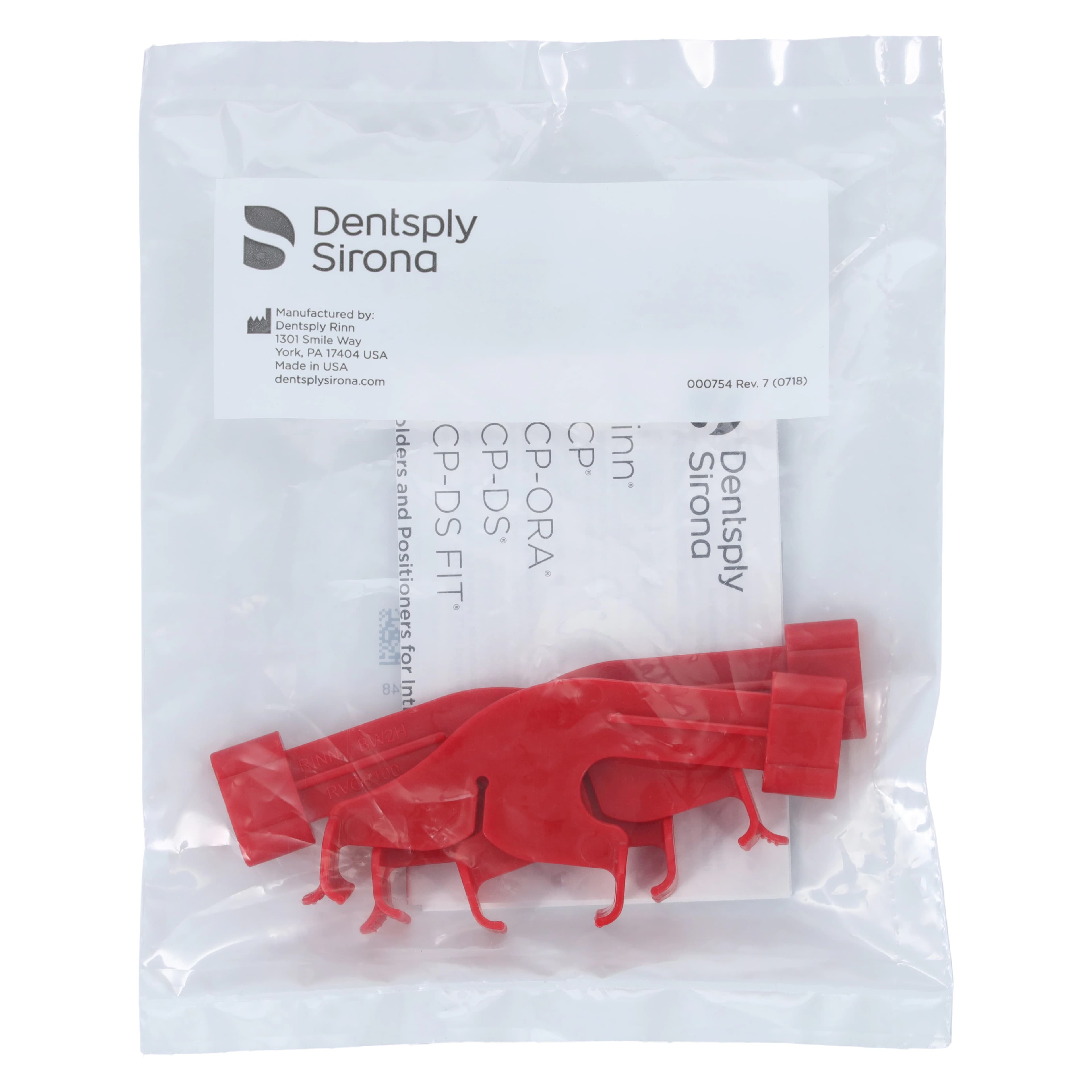 XCP-DS Bite Wing Biteblock for Carestream/Kodak 5100/6100/6500 Digital Sensors, Red, #2 Horizontal, 3/Pack, 553016 - XCP-DS® Bite Wing Biteblock for Carestream/Kodak 5100/6100/6500 Digital Sensors Red #2 Horizontal Size Pack of 3 - Image 1