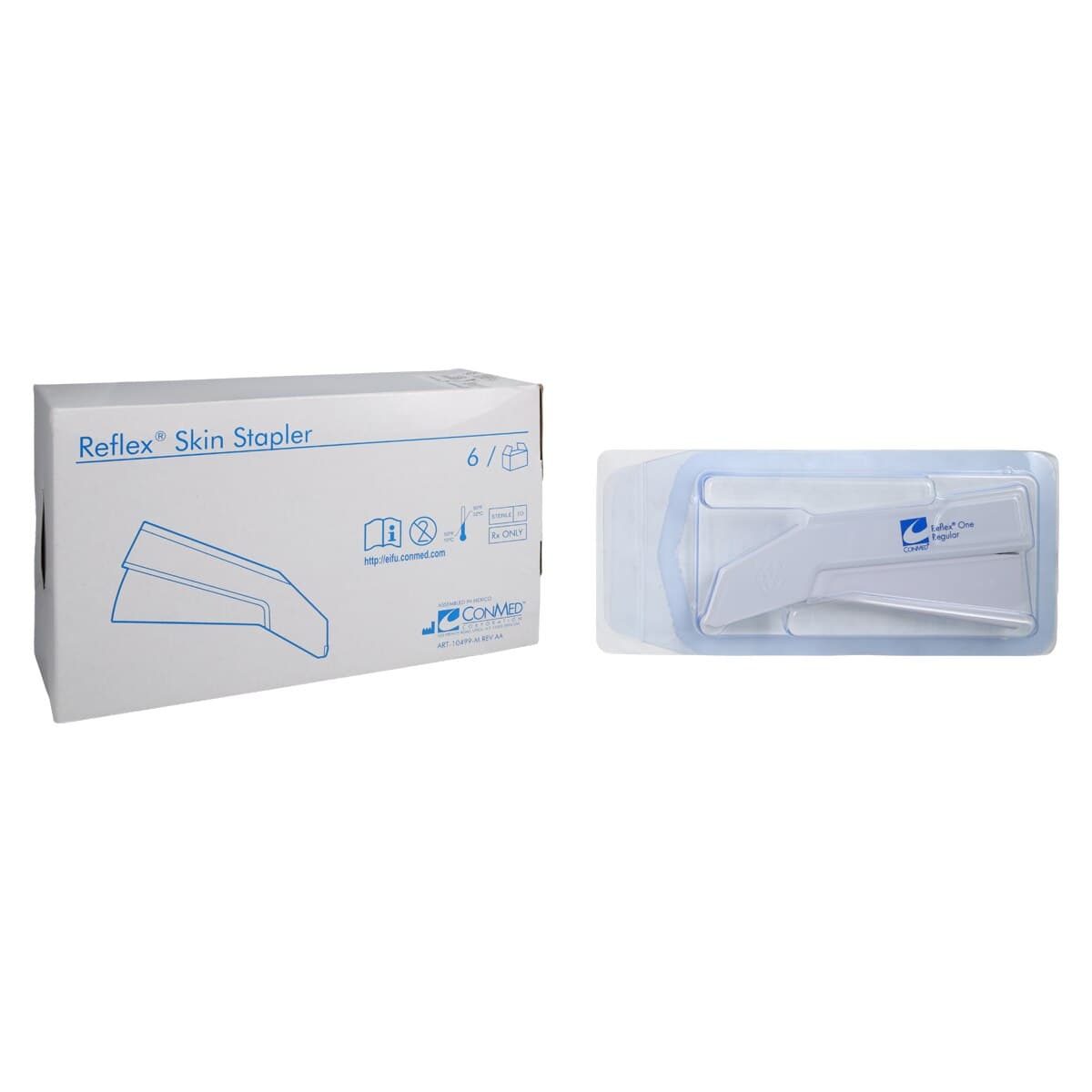 Conmed Reflex One Skin Stapler, 35 Regular Staples, Plastic Squeeze Handle, 6/Case thumbnail 2