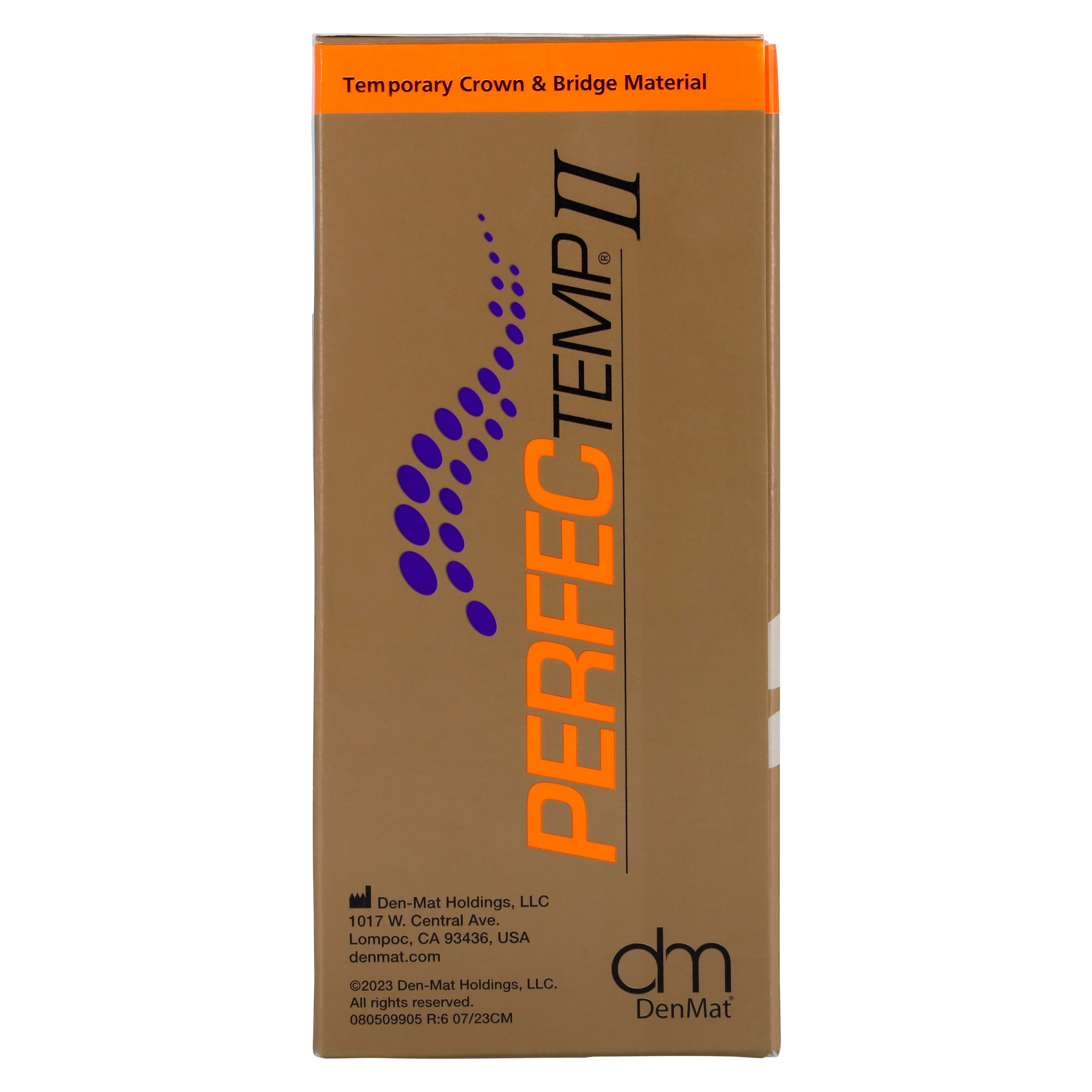 PERFECTemp II Temporary Crown & Bridge Material, Bis-Acrylic, Self-Cure, Shade A3.5, 50 mL Cartridge Refill, SPD1302 thumbnail 8
