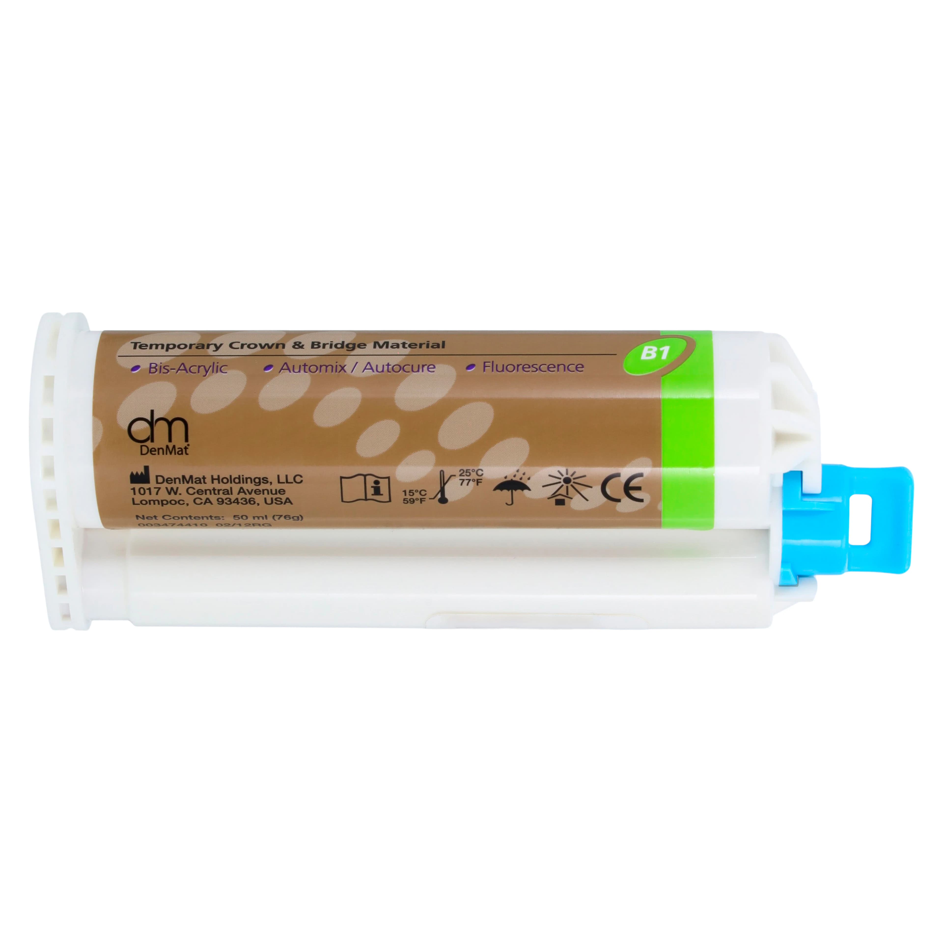 PERFECTemp II Automix Temporary Crown & Bridge Material Cartridge, Shade B1, 50 mL, Refill Package (1 Cartridge + 15 Mixing Tips), SPD1303 thumbnail 3