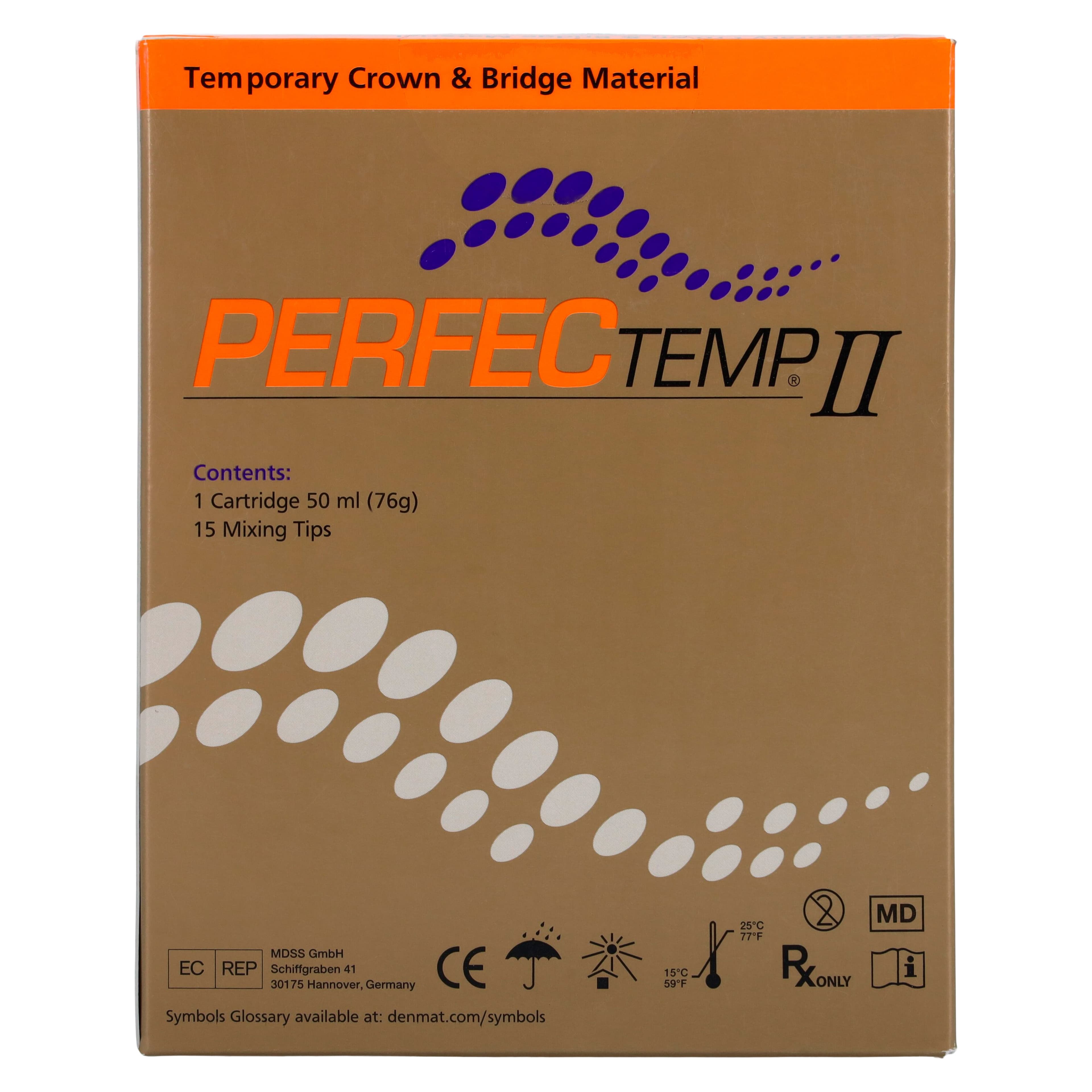 PERFECTemp II Automix Temporary Crown & Bridge Material Cartridge, Shade B1, 50 mL, Refill Package (1 Cartridge + 15 Mixing Tips), SPD1303 thumbnail 6