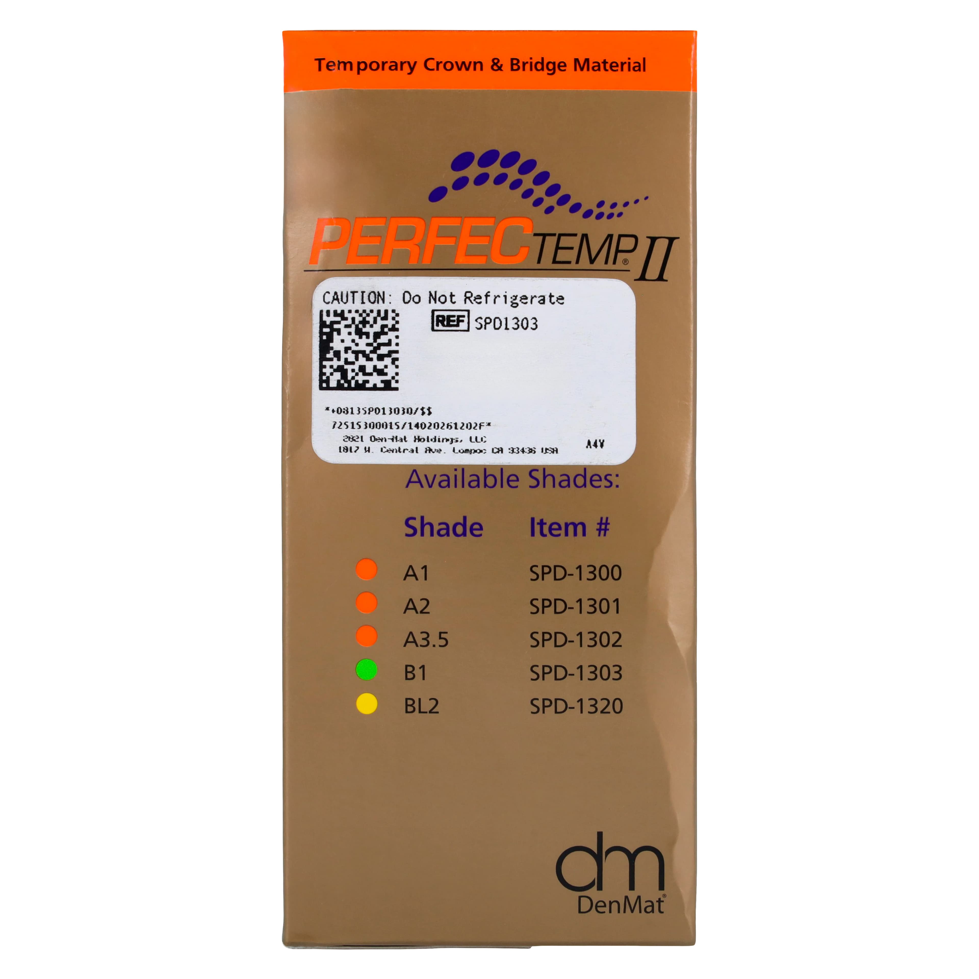 PERFECTemp II Automix Temporary Crown & Bridge Material Cartridge, Shade B1, 50 mL, Refill Package (1 Cartridge + 15 Mixing Tips), SPD1303 thumbnail 7