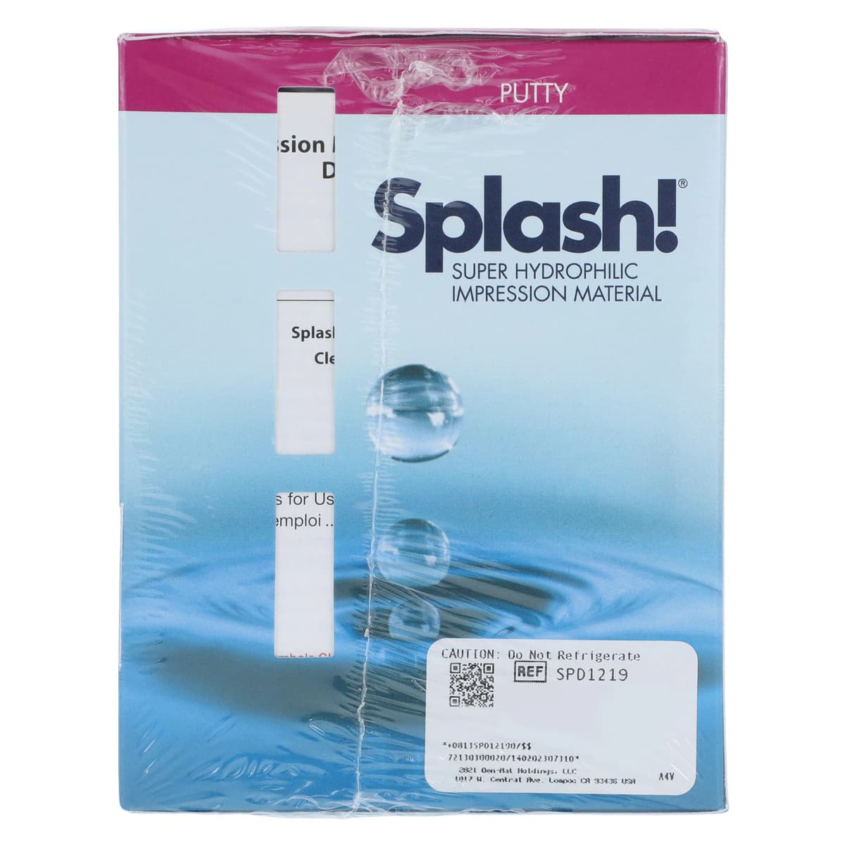 Splash! Putty Paks, Regular Set, Heavy Viscosity VPS Impression Material, 18 mL Paks (Base & Catalyst), Wild Berry Scent, Deep Purple, 12/Pack, SPD1219 thumbnail 4