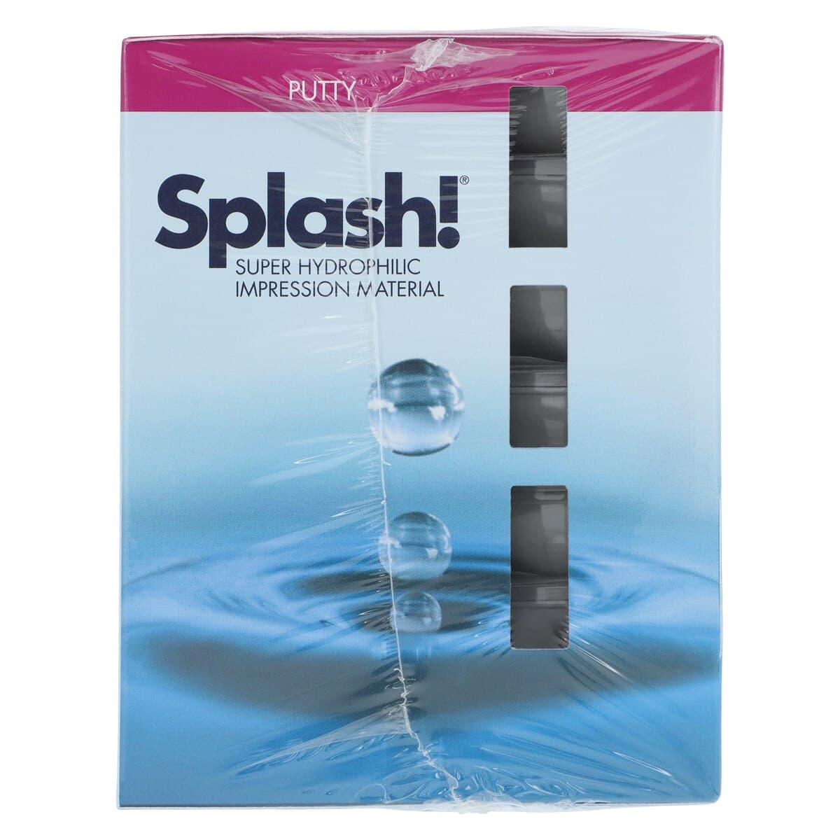 Splash! Putty Paks, Regular Set, Heavy Viscosity VPS Impression Material, 18 mL Paks (Base & Catalyst), Wild Berry Scent, Deep Purple, 12/Pack, SPD1219 thumbnail 5