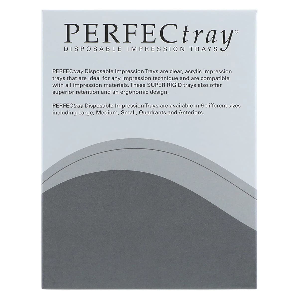 Perfectray #3 Full Arch Impression Tray, Medium, Upper, Perforated, Disposable, 20/Pk thumbnail 7