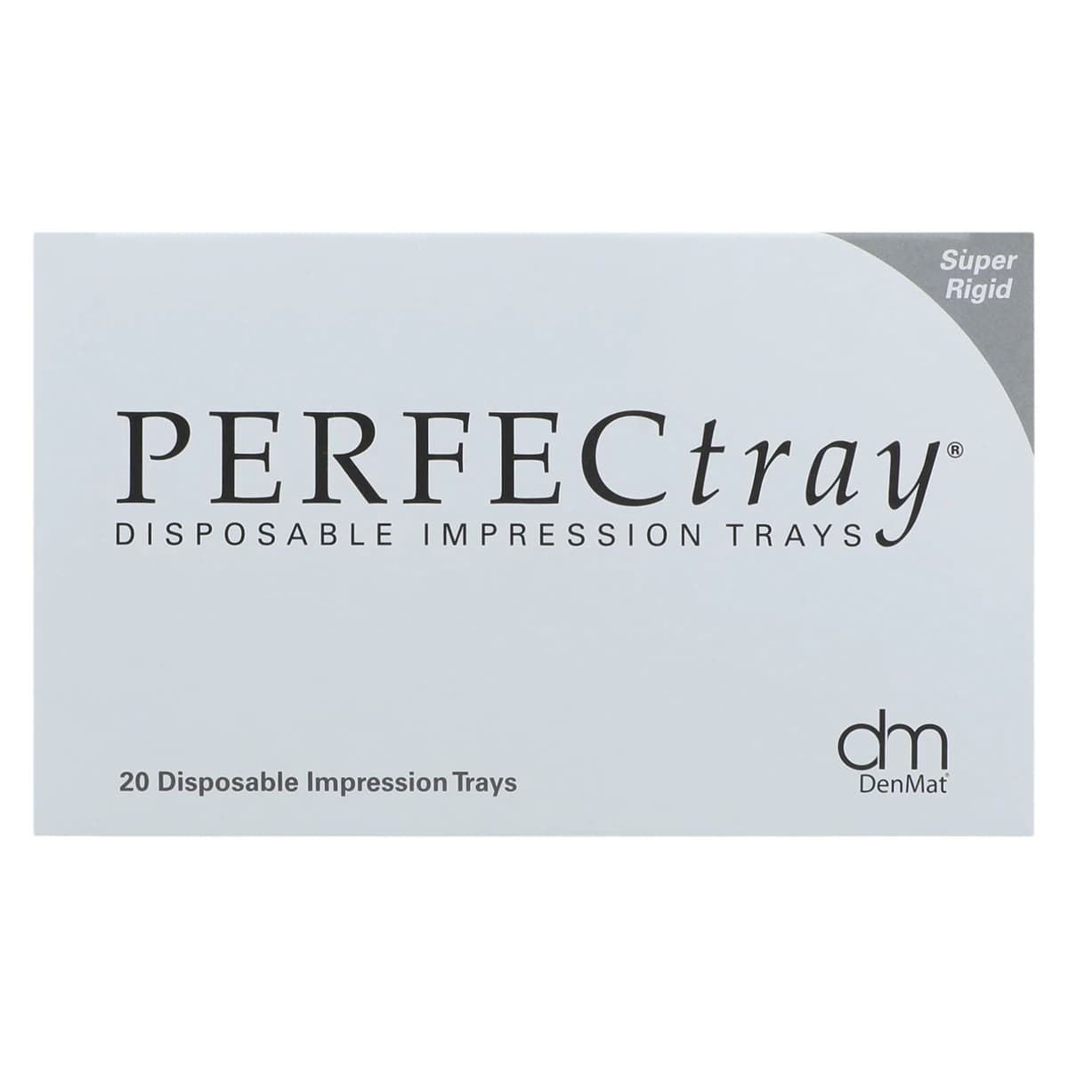 Perfectray #3 Full Arch Impression Tray, Medium, Upper, Perforated, Disposable, 20/Pk thumbnail 4