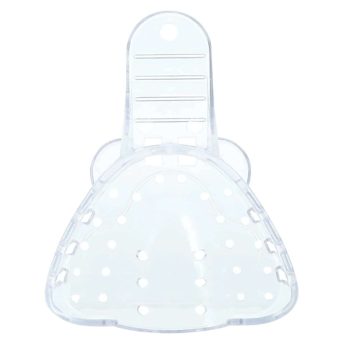 Perfectray #5 Full Arch Impression Tray, Small, Upper, Perforated, Disposable, Crystal Clear, 20/Pk thumbnail 2