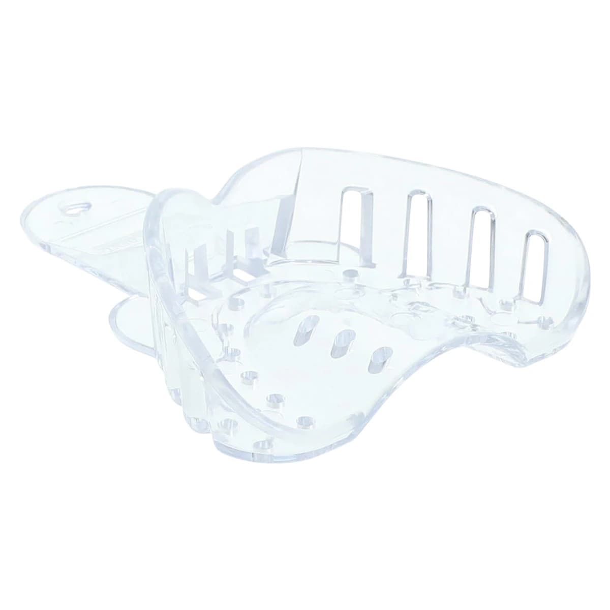 Perfectray #5 Full Arch Impression Tray, Small, Upper, Perforated, Disposable, Crystal Clear, 20/Pk thumbnail 3