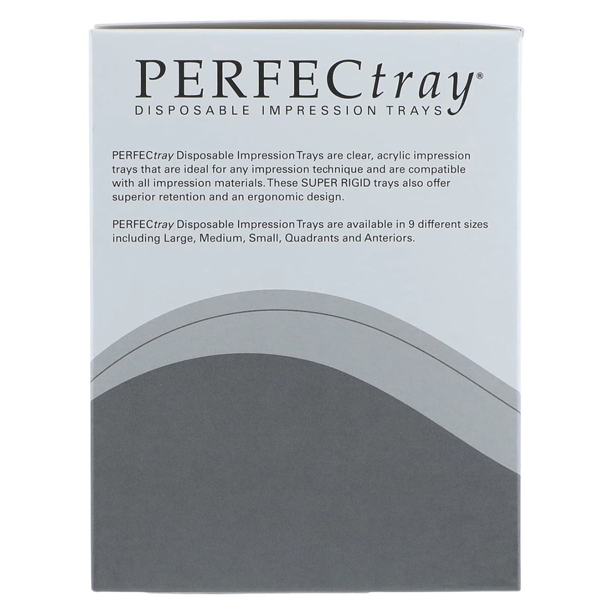 Perfectray #5 Full Arch Impression Tray, Small, Upper, Perforated, Disposable, Crystal Clear, 20/Pk thumbnail 7