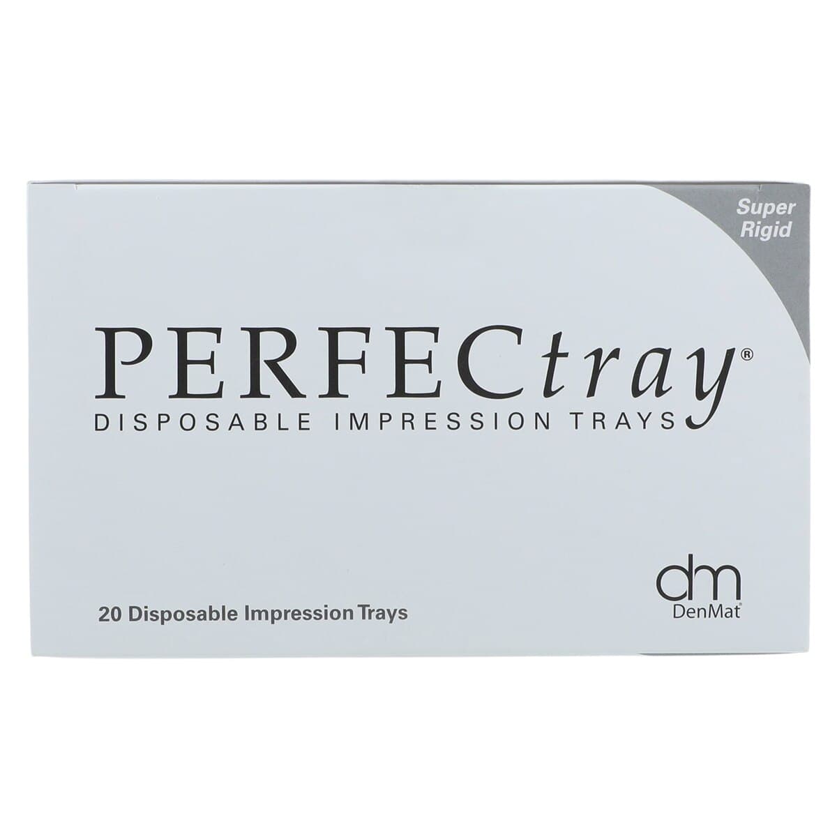 Perfectray #5 Full Arch Impression Tray, Small, Upper, Perforated, Disposable, Crystal Clear, 20/Pk thumbnail 4