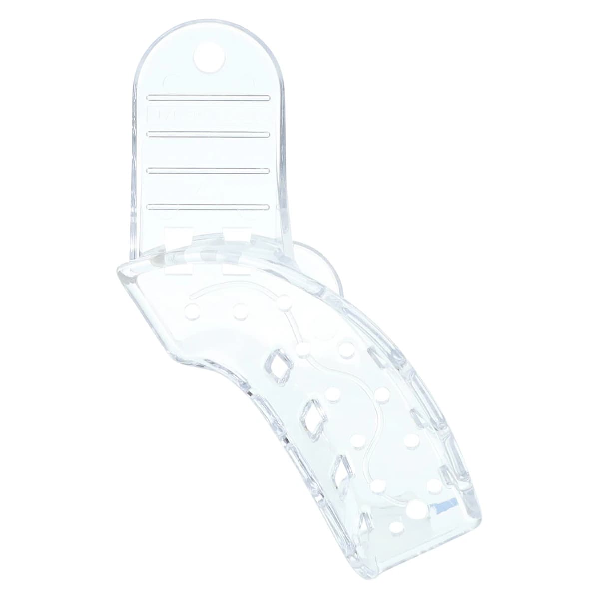 Perfectray Disposable Quadrant Impression Tray, Perforated, Size 7, Upper Right/Lower Left, Crystal Clear, 20/Pk thumbnail 2