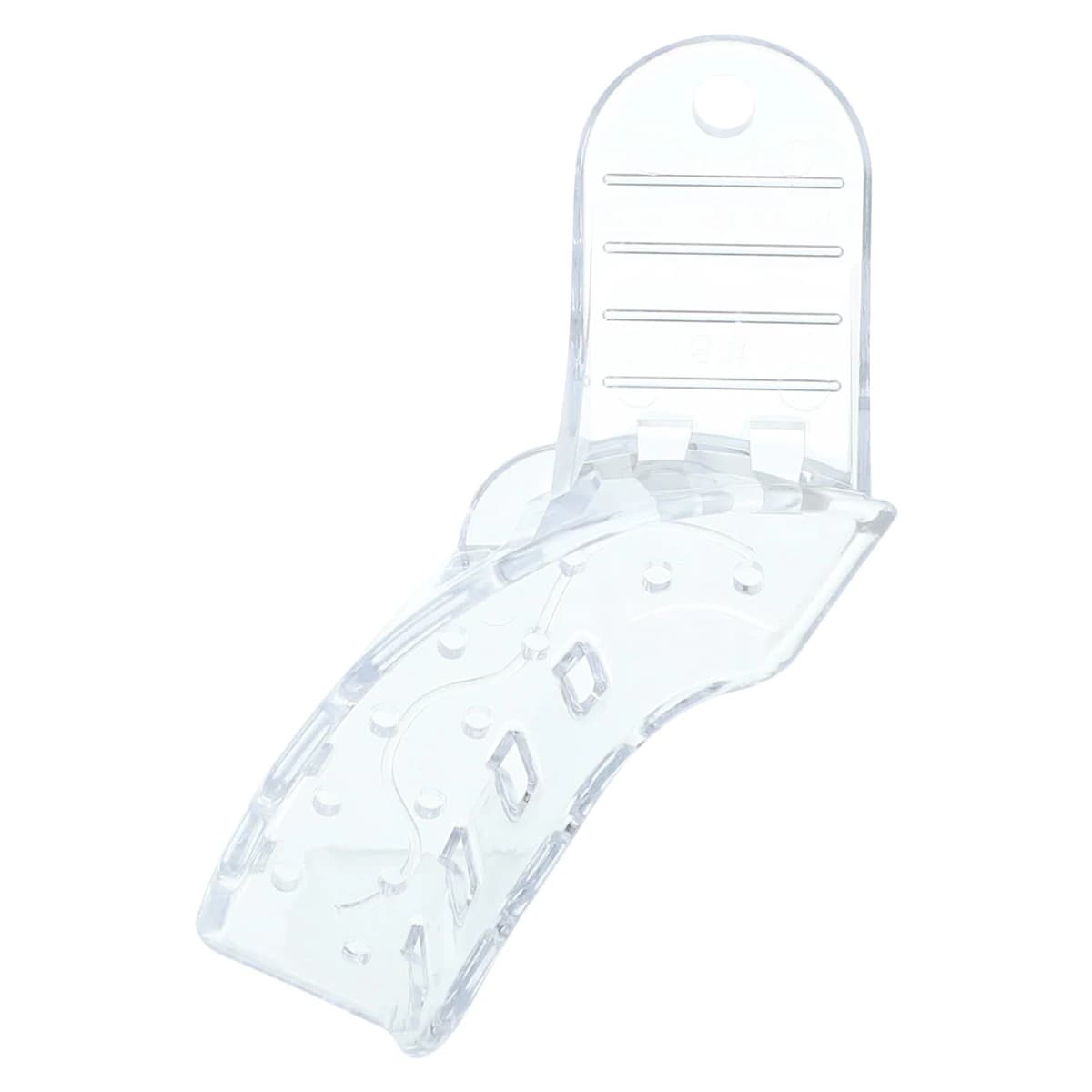Perfectray Disposable Quadrant Impression Tray, #8 Upper Left / Lower Right, Crystal Clear, Perforated, 20/Package thumbnail 2