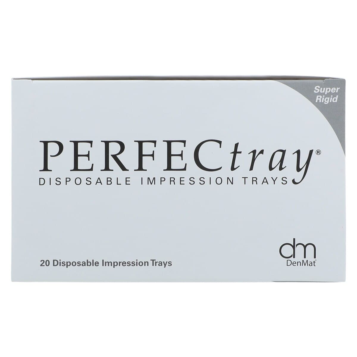 Perfectray Disposable Quadrant Impression Tray, #8 Upper Left / Lower Right, Crystal Clear, Perforated, 20/Package thumbnail 4