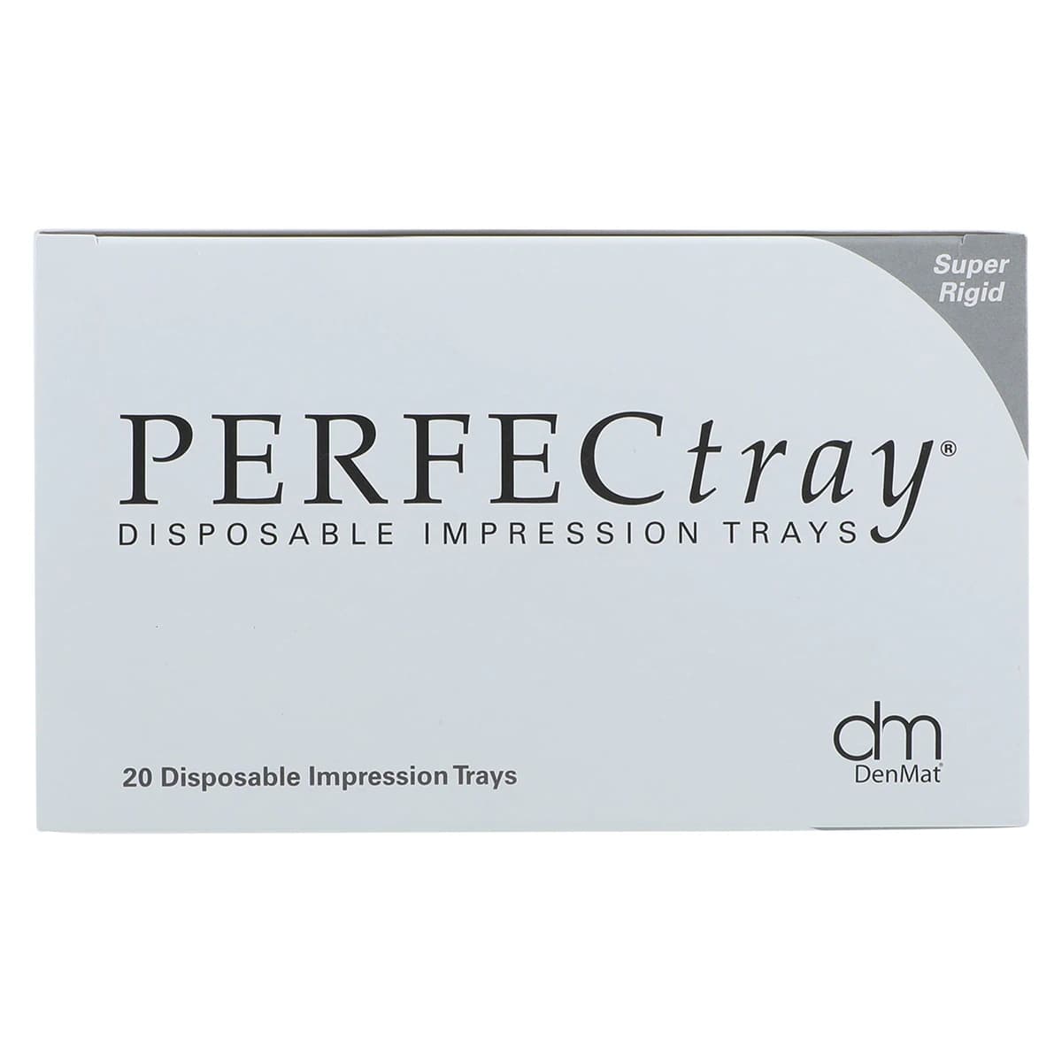Perfectray Disposable Impression Tray, #9 Anterior, Perforated, Crystal Clear, Upper/Lower, 20/Pk thumbnail 4