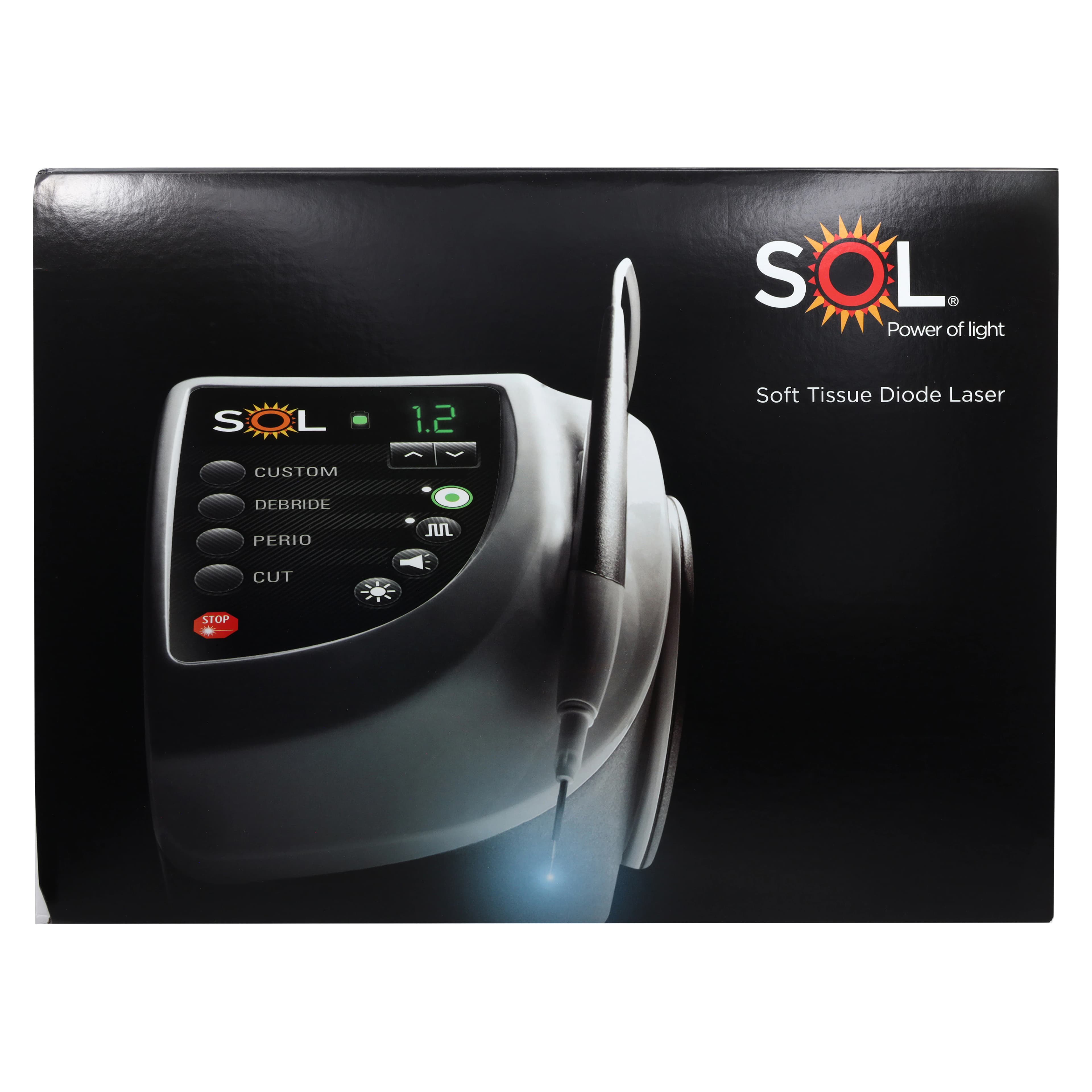 SOL® Desktop Diode Laser System, 3W Continuous/5W Pulse, Portable, Complete Kit thumbnail 2