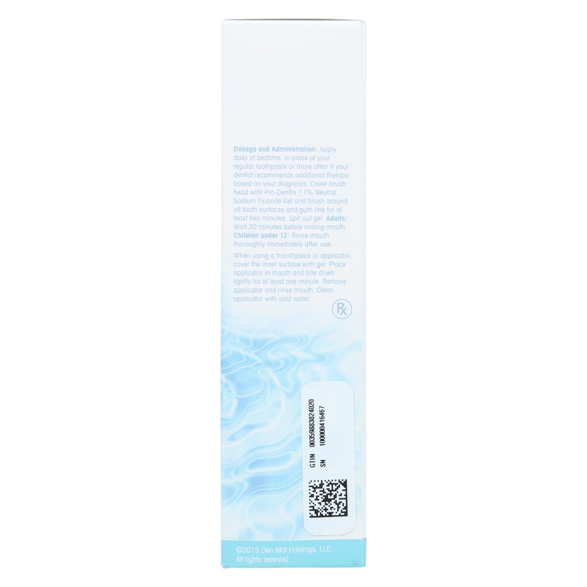 Pro-DenRx 1.1% Neutral Sodium Fluoride Gel, Cool Mint, 2 oz/Bottle thumbnail 6