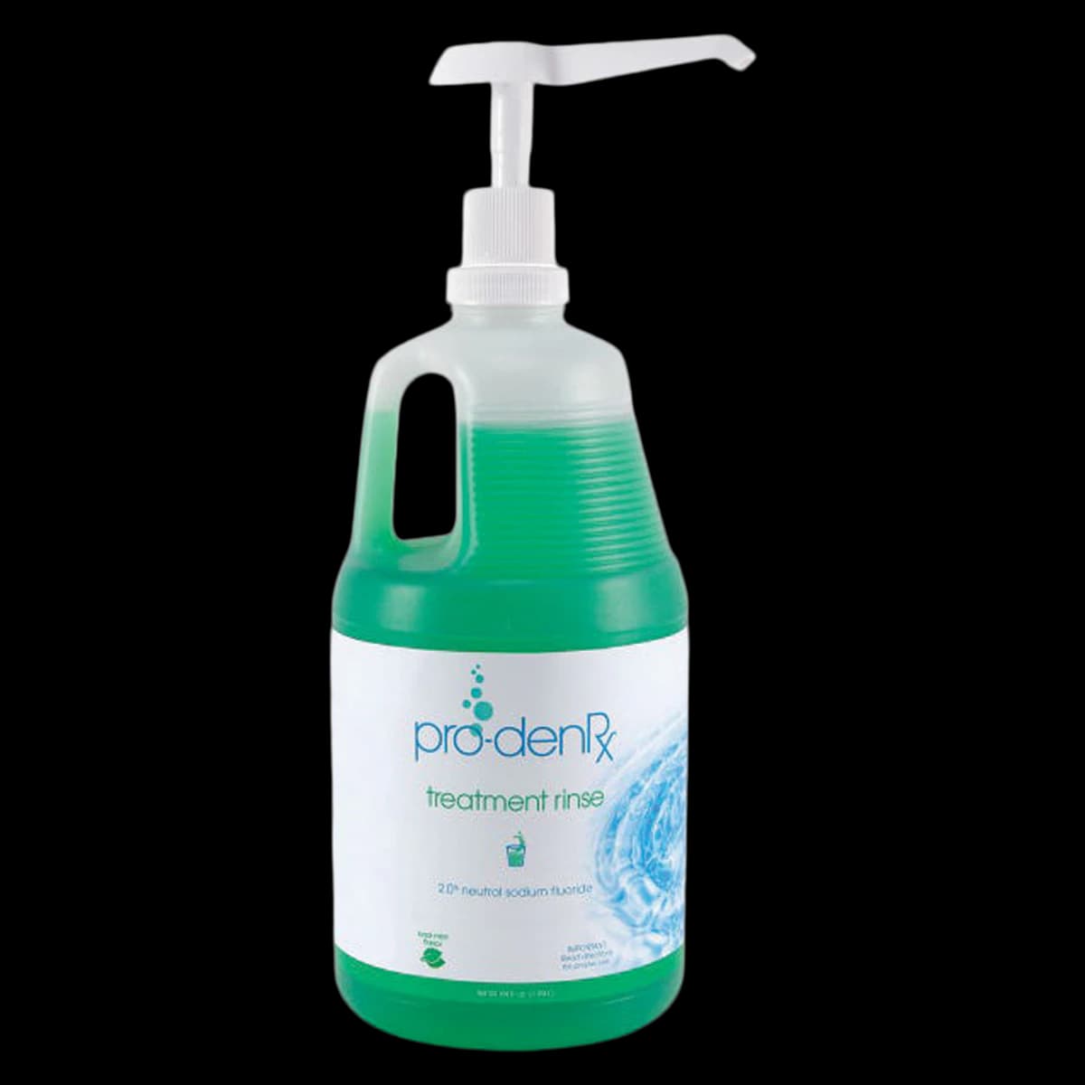 Pro-DenRx 2% Neutral Sodium Fluoride Rinse, Mint, 64 oz Pump Bottle, 2037MTDT thumbnail 2
