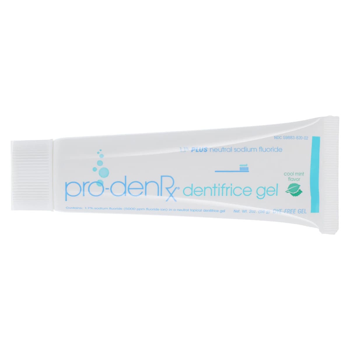 Pro-DenRx 1.1% Neutral Sodium Fluoride Plus Gel, Mint, 2 oz Bottle thumbnail 3