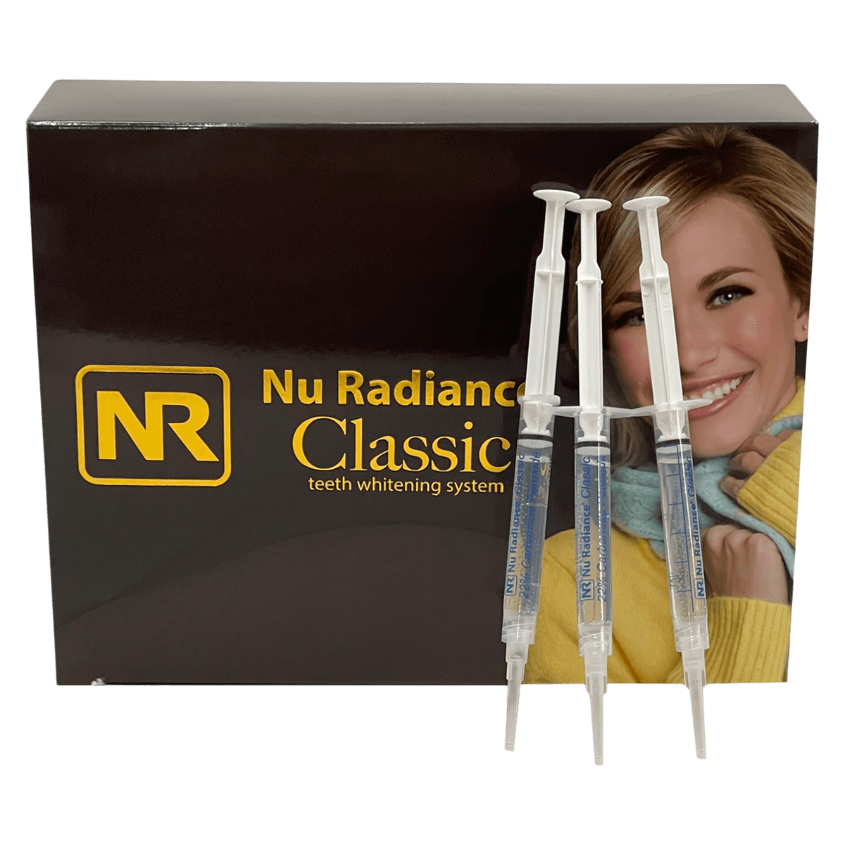 Nu Radiance Classic Teeth Whitening Gel, 30% Carbamide Peroxide, 3mL Syringes, Soft Mint, 50/Pk - Nu Radiance Classic Teeth Whitening 30% Carbamide Peroxide 3ml Pack of 50 - Image 1