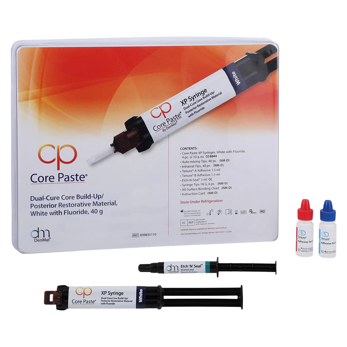 Core Paste XP, Intro Kit - White with Fluoride, Dual Cure, DMT-030655110 - Core Paste XP, Intro Kit - White with Fluoride - Image 1