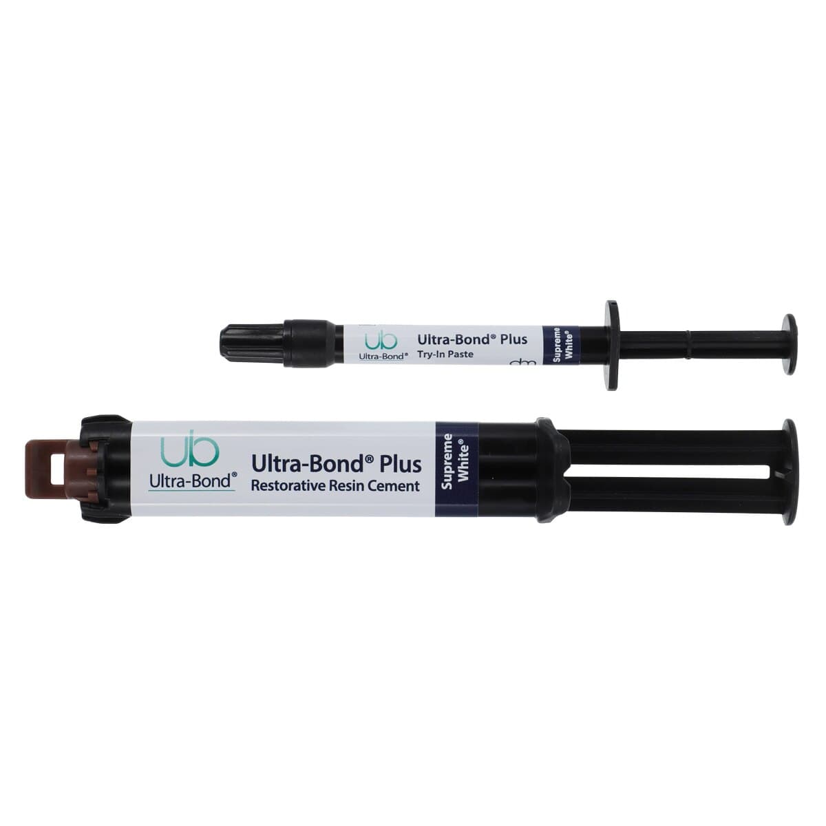 Ultra-Bond Plus Restorative Resin Cement Refill Kit, Supreme White, 6g Syringe with Try-In Paste, 032599380 thumbnail 3