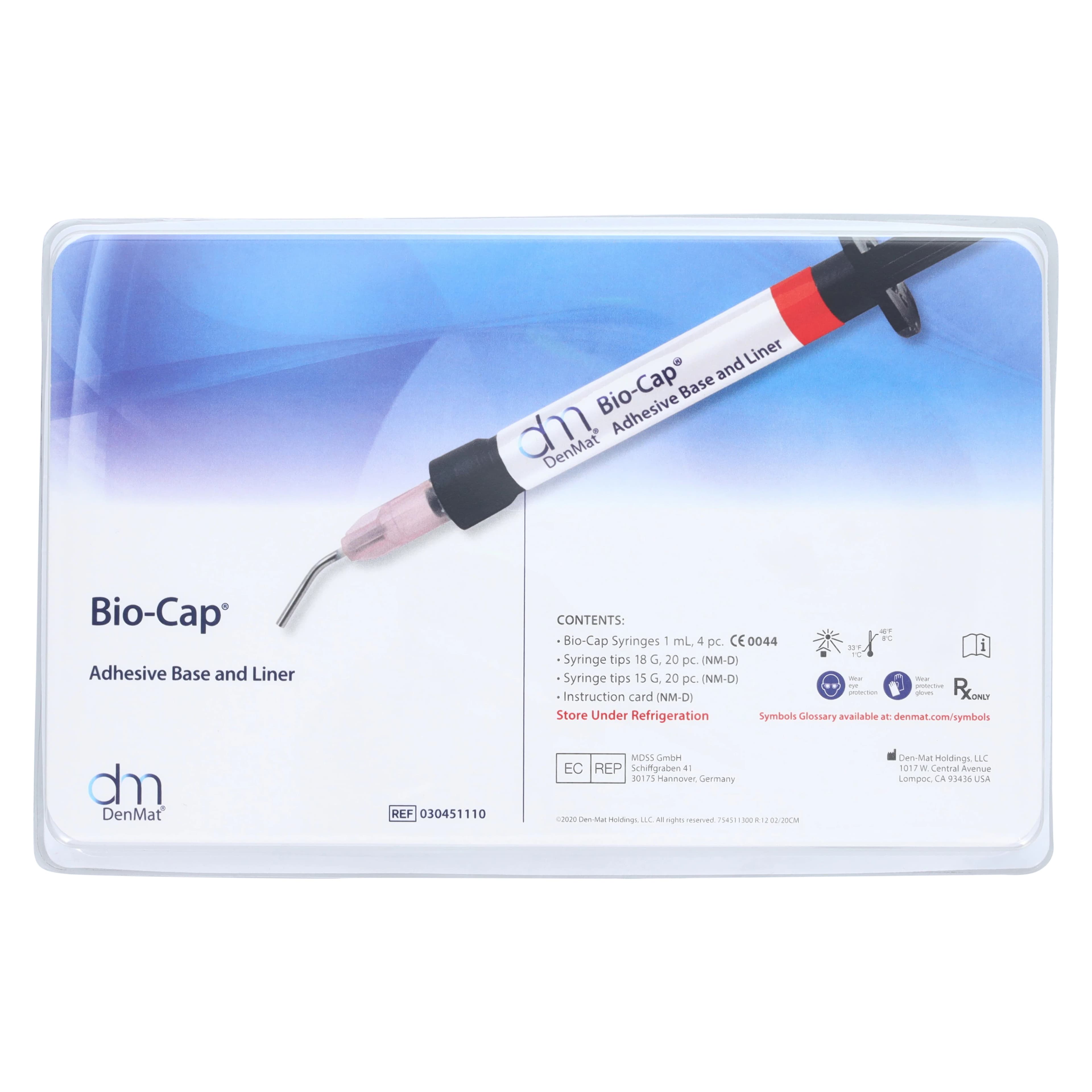 DenMat Bio-Cap Self-Adhesive Base and Liner Syringe Kit, 4 x 1 mL Syringes with 40 Tips, 030451110 thumbnail 9