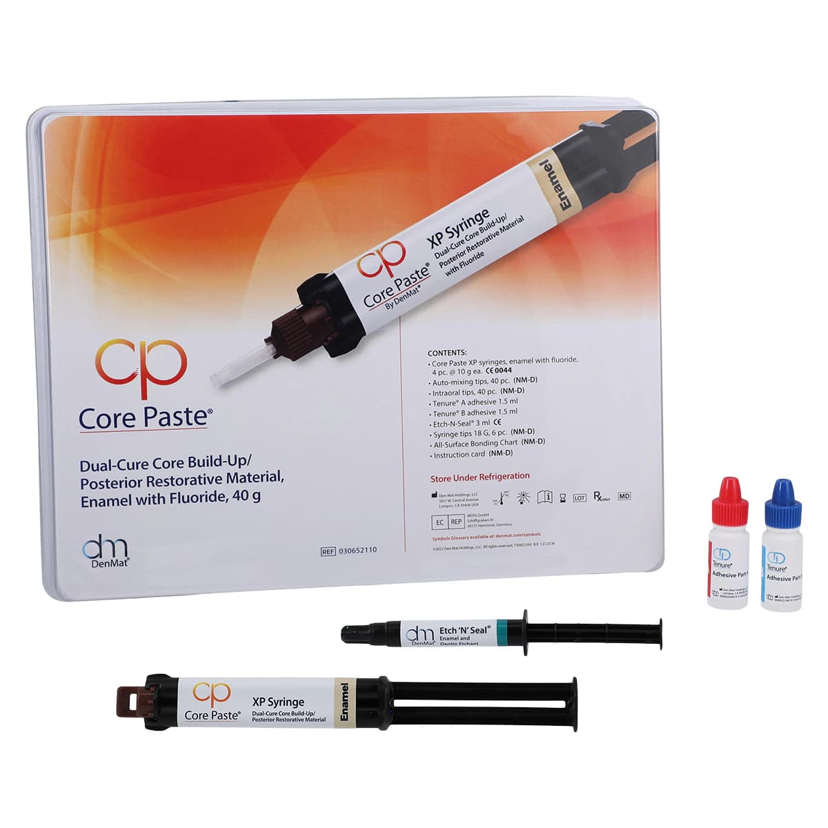Core Paste XP Complete Kit, Enamel with Fluoride, Dual-Cure, Radiopaque - Core Paste XP Enamel with Fluoride Dual-Cure - Image 1
