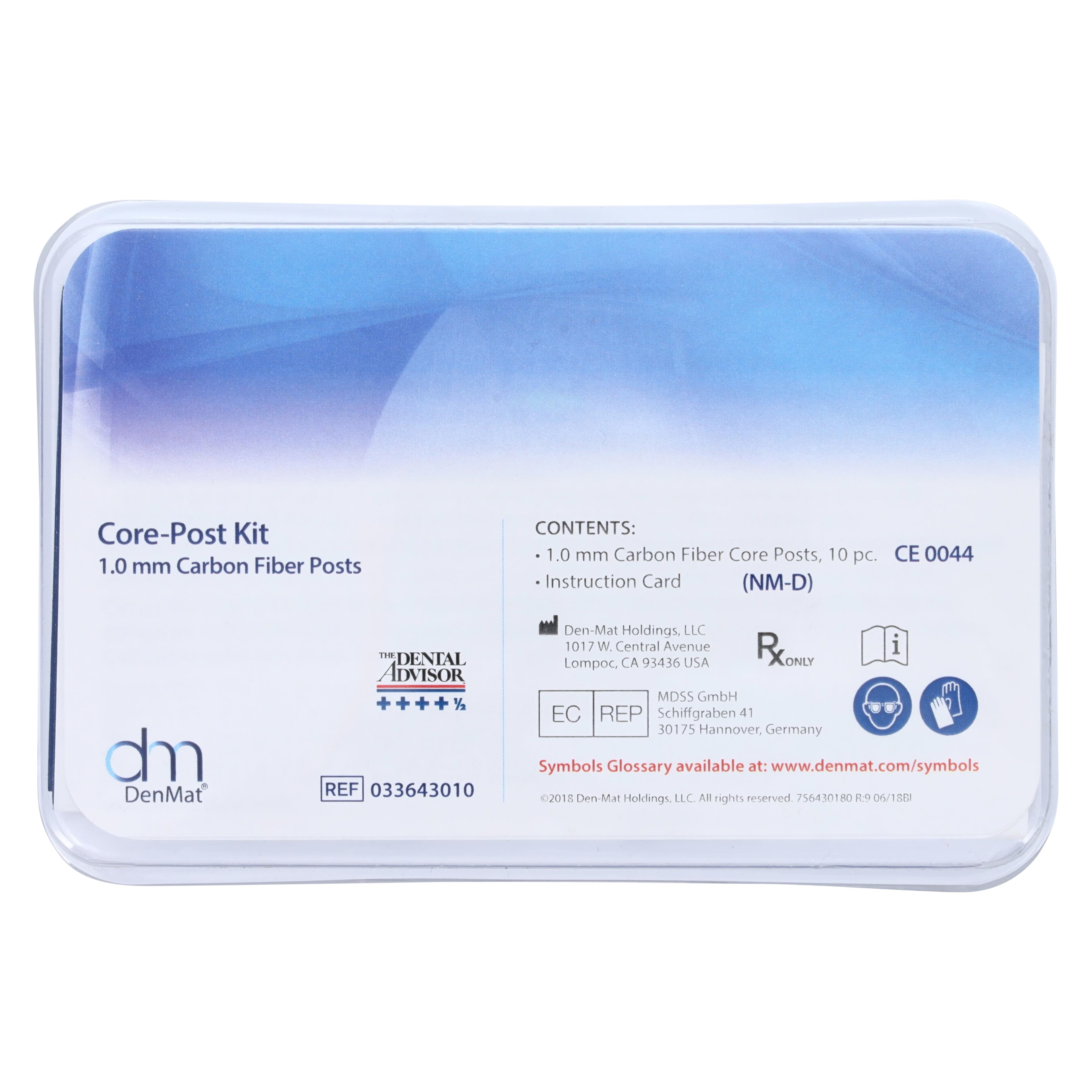 Core Post Carbon Fiber Post Refill, 1.0 mm, 10/Pkg, 033643010 thumbnail 5