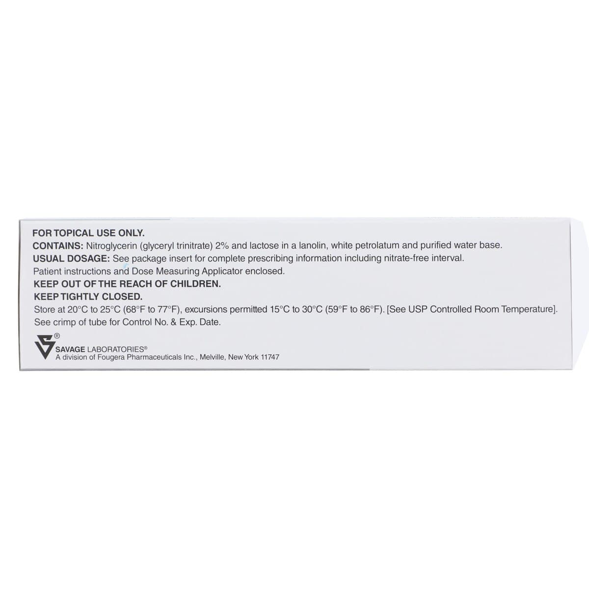 Nitro-Bid Topical Ointment 2%, 30g Tube thumbnail 7