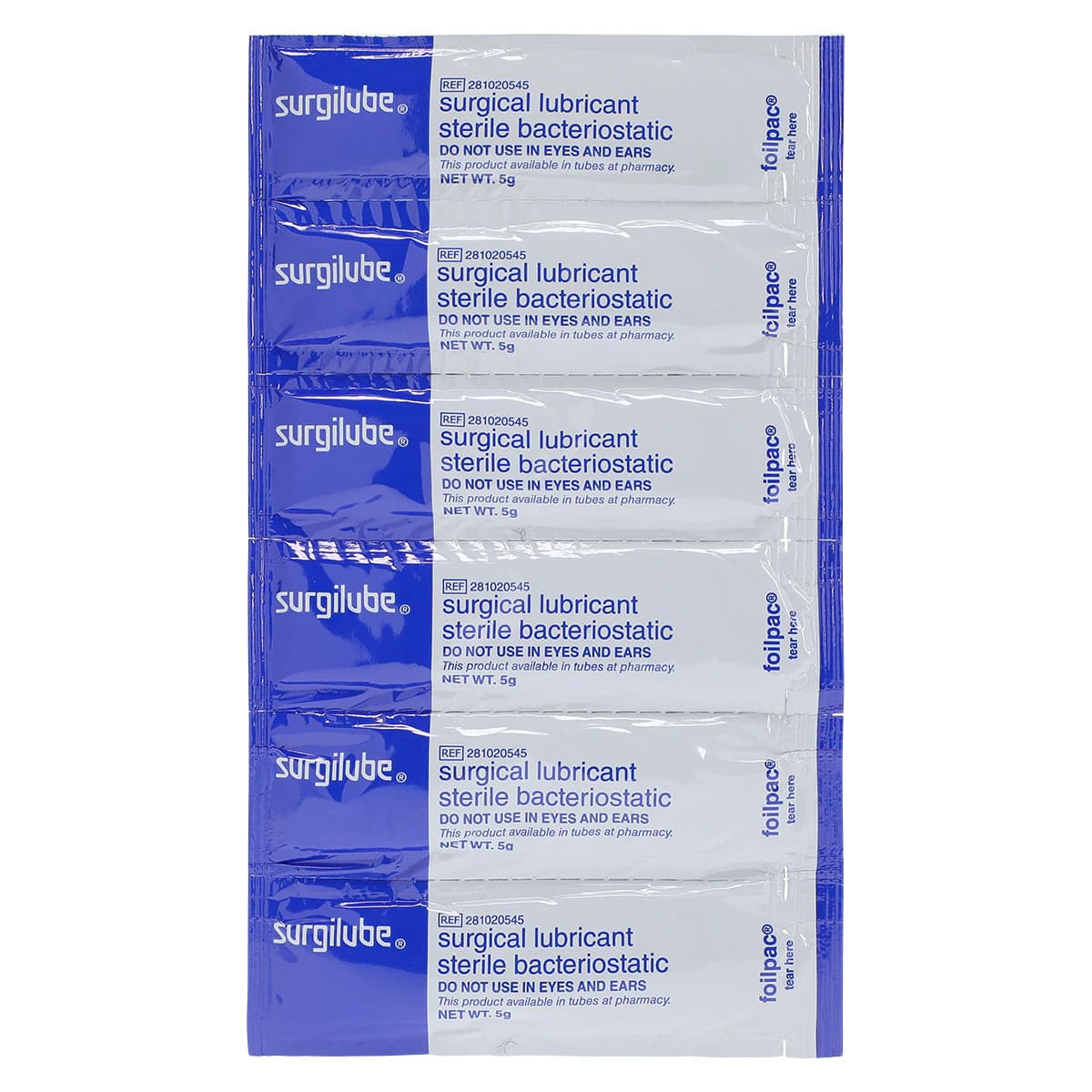 Surgilube Lubricating Jelly, 5 g Foil Packet, 144/Box thumbnail 3