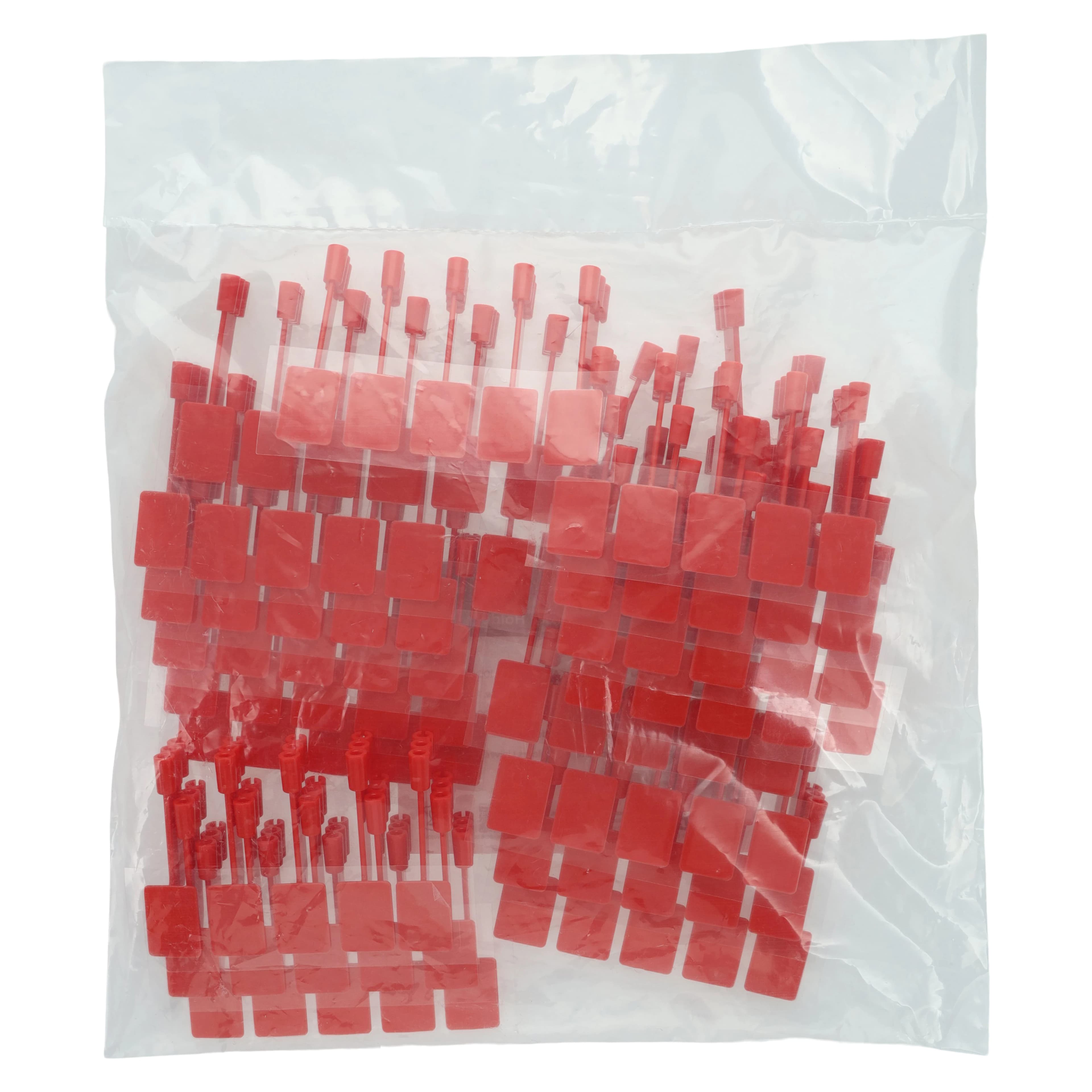 Pac-Dent EzAim Disposable Adhesive Sensor Holder, Bitewing, Red, 100/Pk, 131111 thumbnail 2